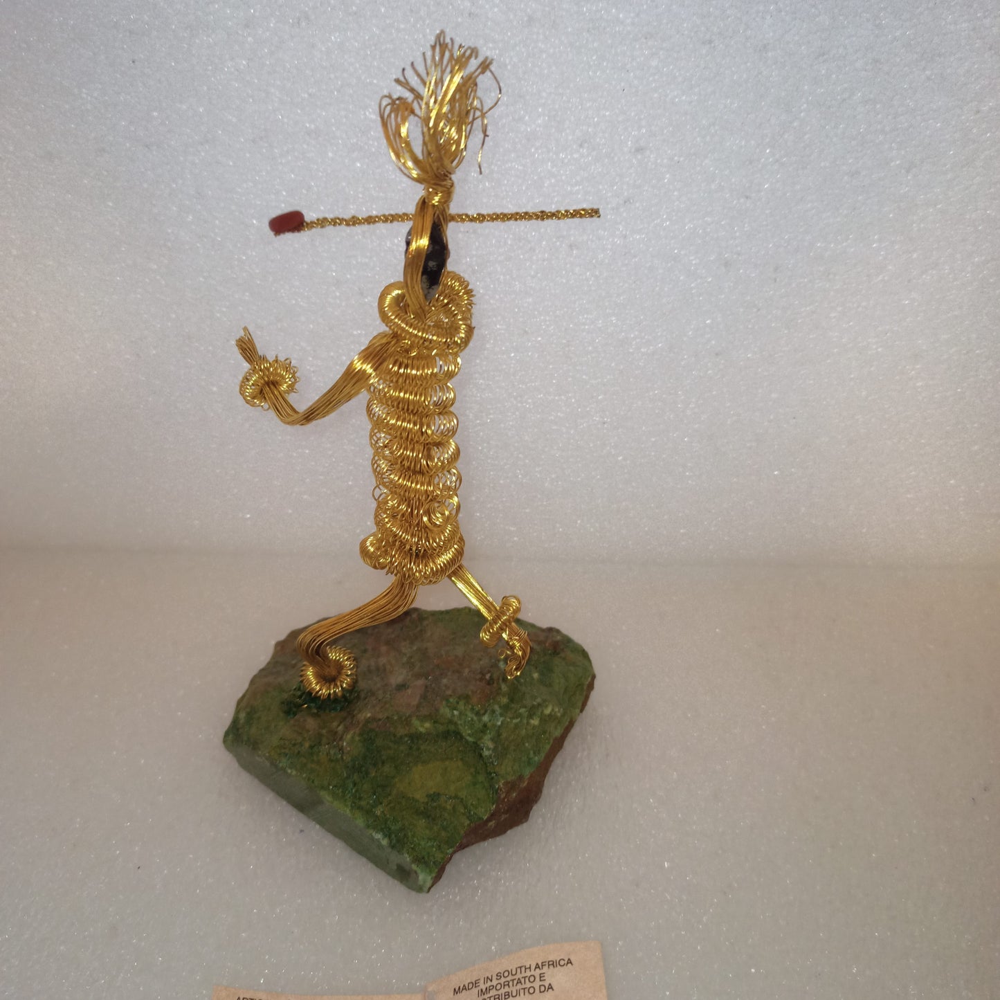 Scultura Africana In Metallo E Pietra
Made in South Africa
Altezza scultura 20 cm circa