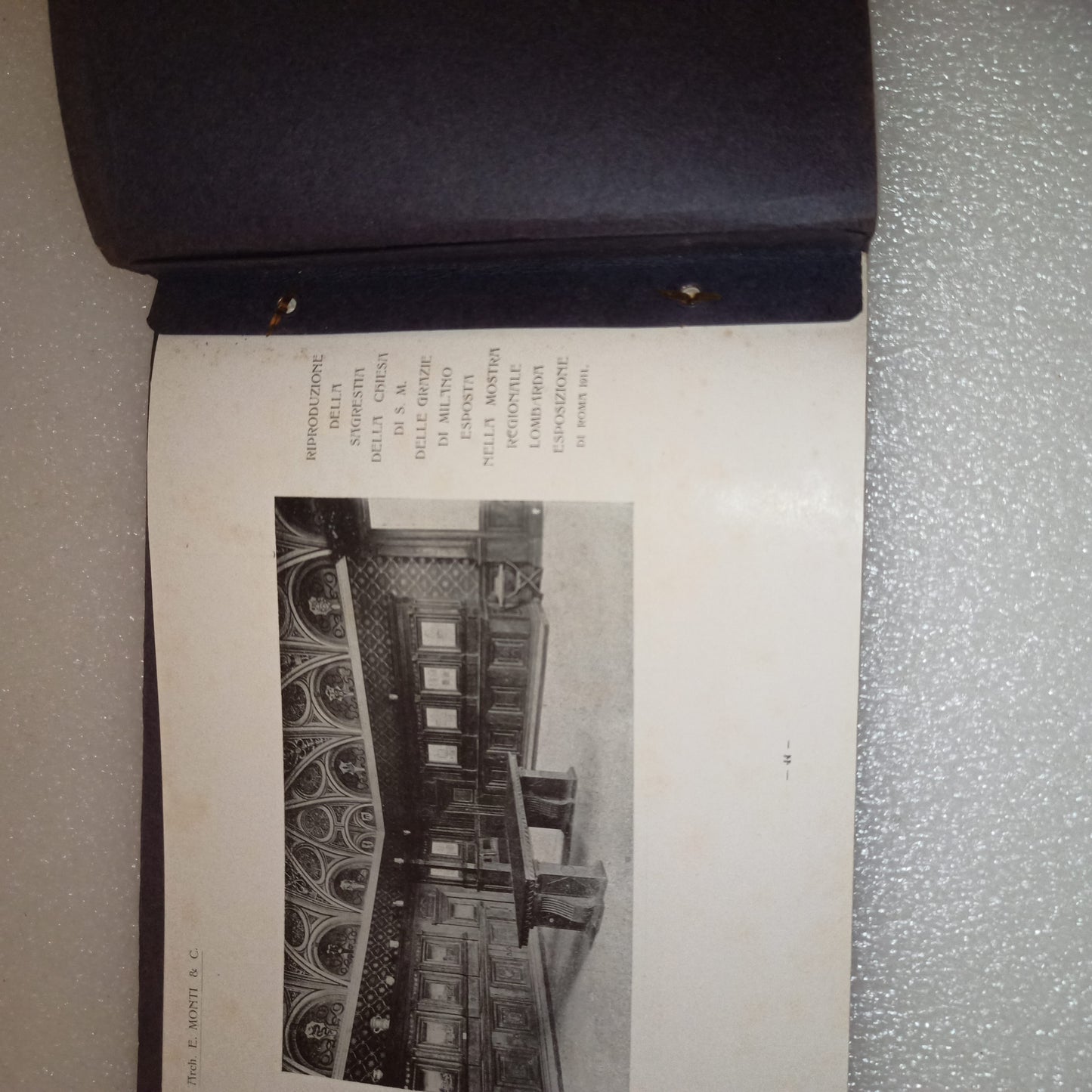 Antico Catalogo Mobili Artistici E Da Studio Arch.E.Monti & C Milano