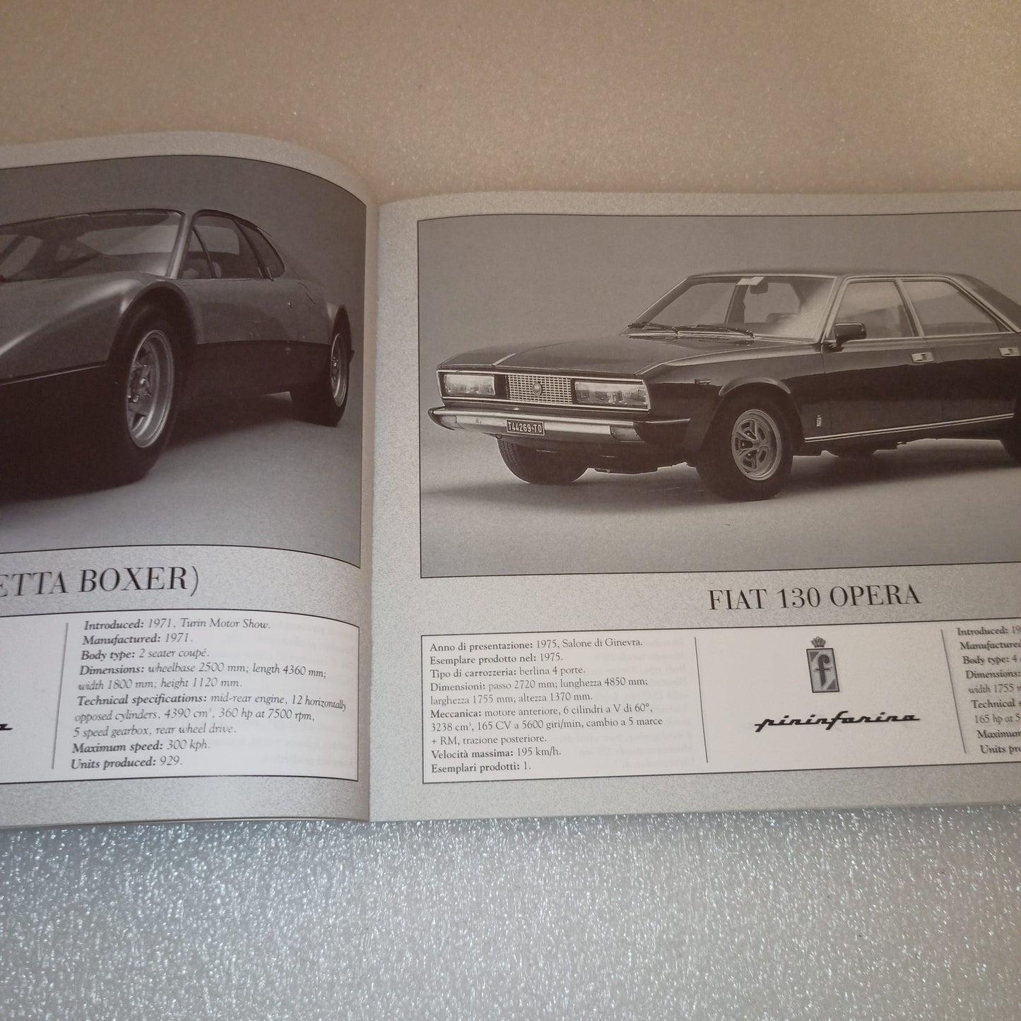 Catalogo Collezione Pininfarina
Edito nel 1996 da Nada Editore