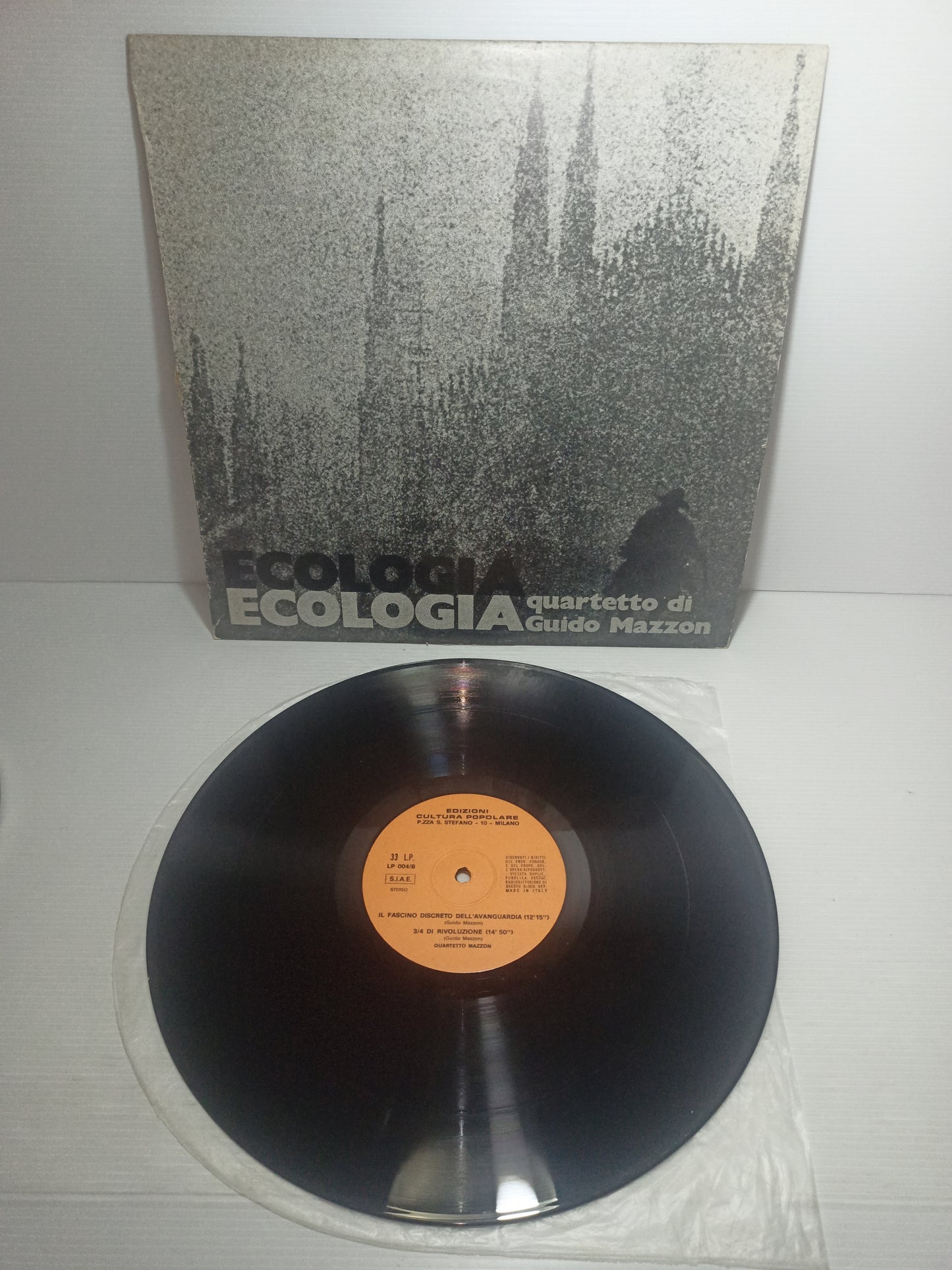 Ecologia Quartetto Di Guido Mazzon LP 33 Giri
Edito nel 1976 da ECP Cod.LP004