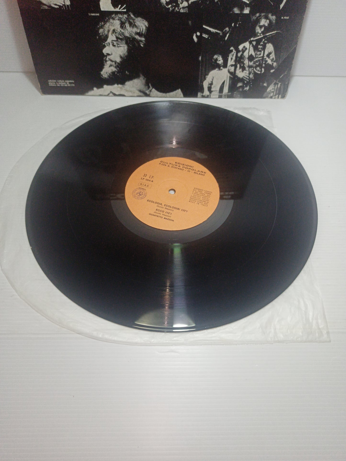 Ecologia Quartetto Di Guido Mazzon LP 33 Giri
Edito nel 1976 da ECP Cod.LP004
