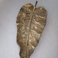 Foglia In Ottone Massiccio Vintage