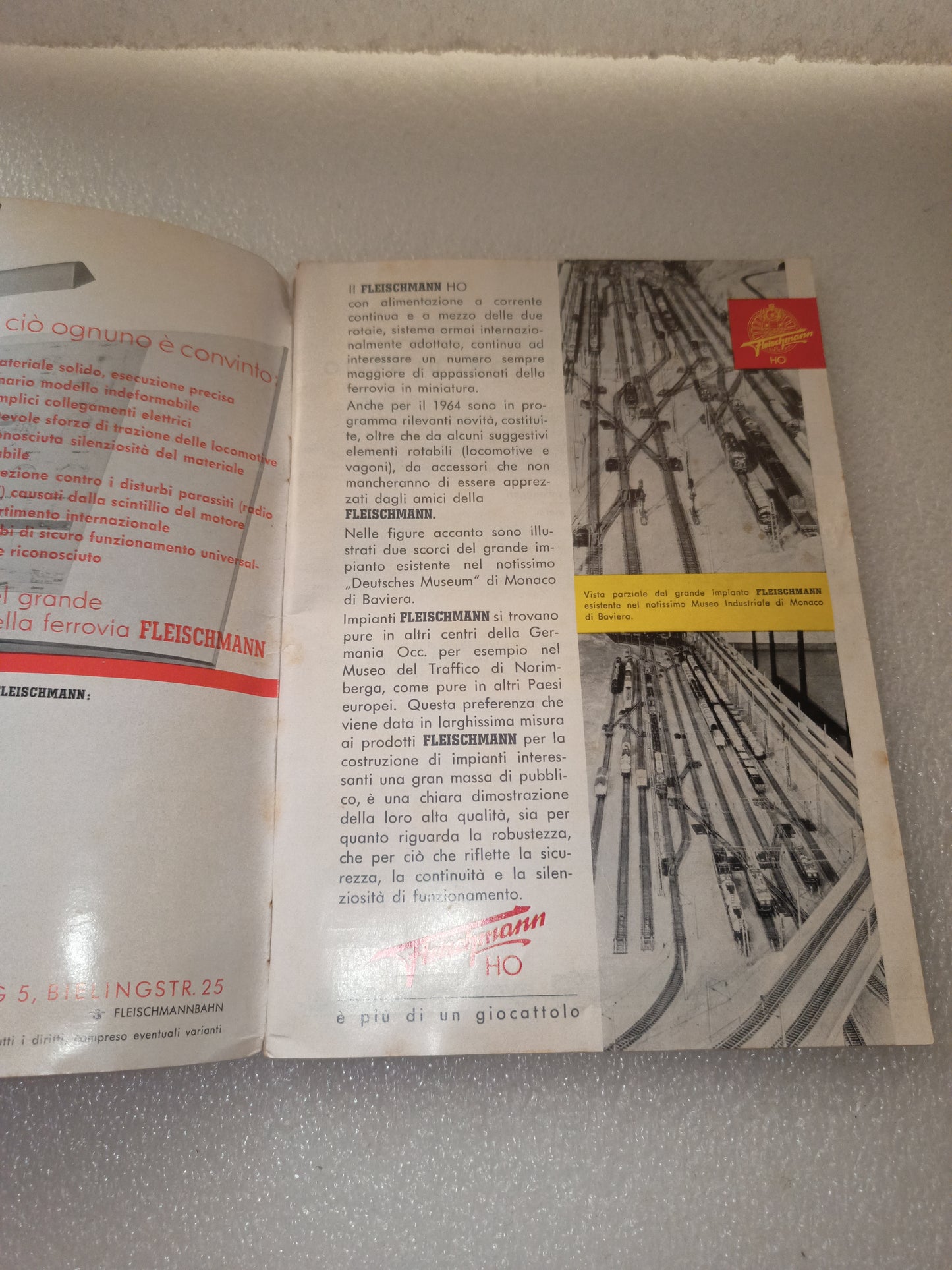 Fleischmann HO Catalogo 1964/65 International Originale