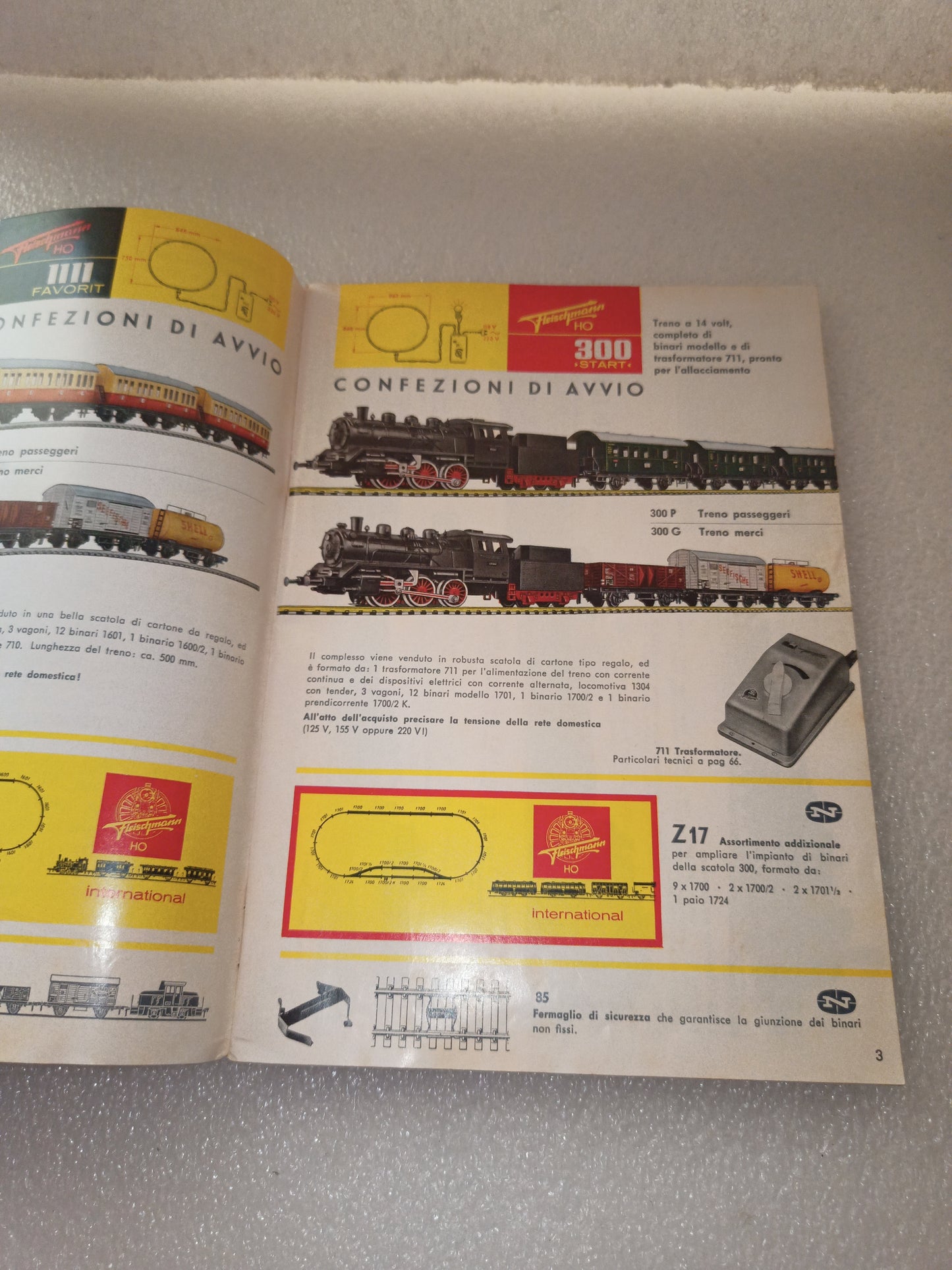 Fleischmann HO Catalogo 1964/65 International Originale