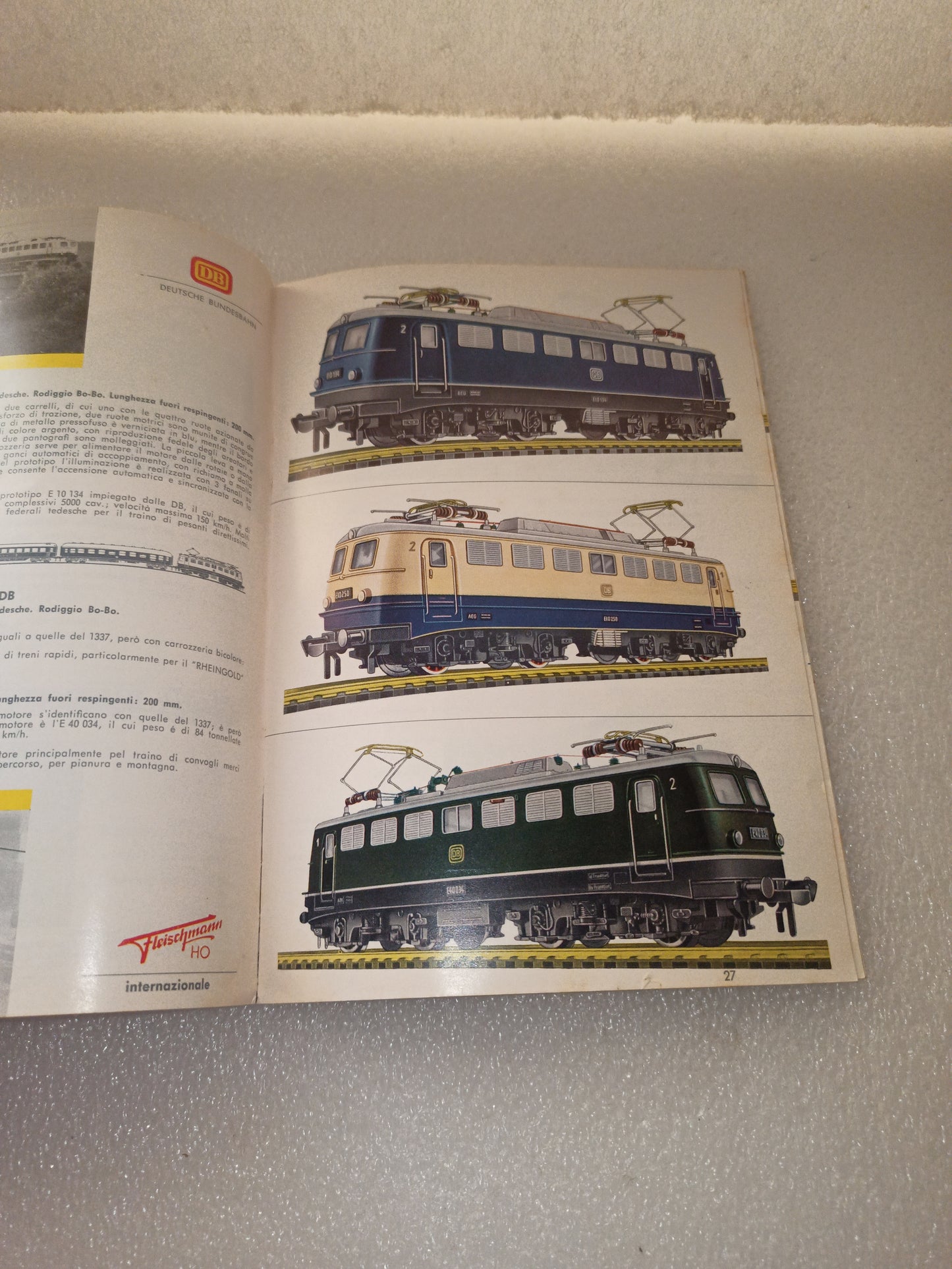 Fleischmann HO Catalogo 1964/65 International Originale