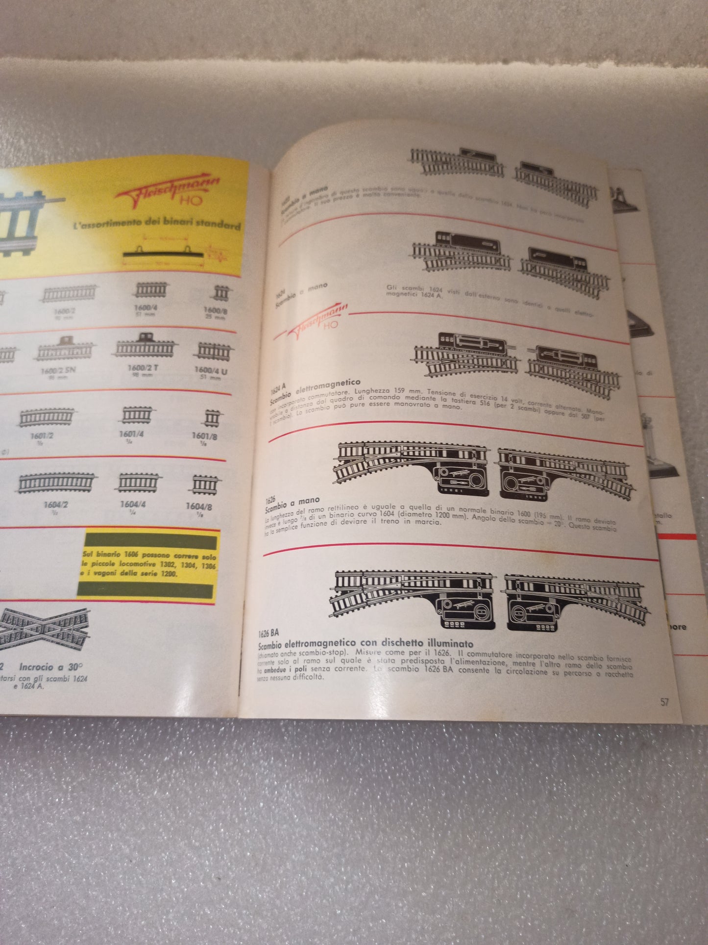 Fleischmann HO Catalogo 1964/65 International Originale