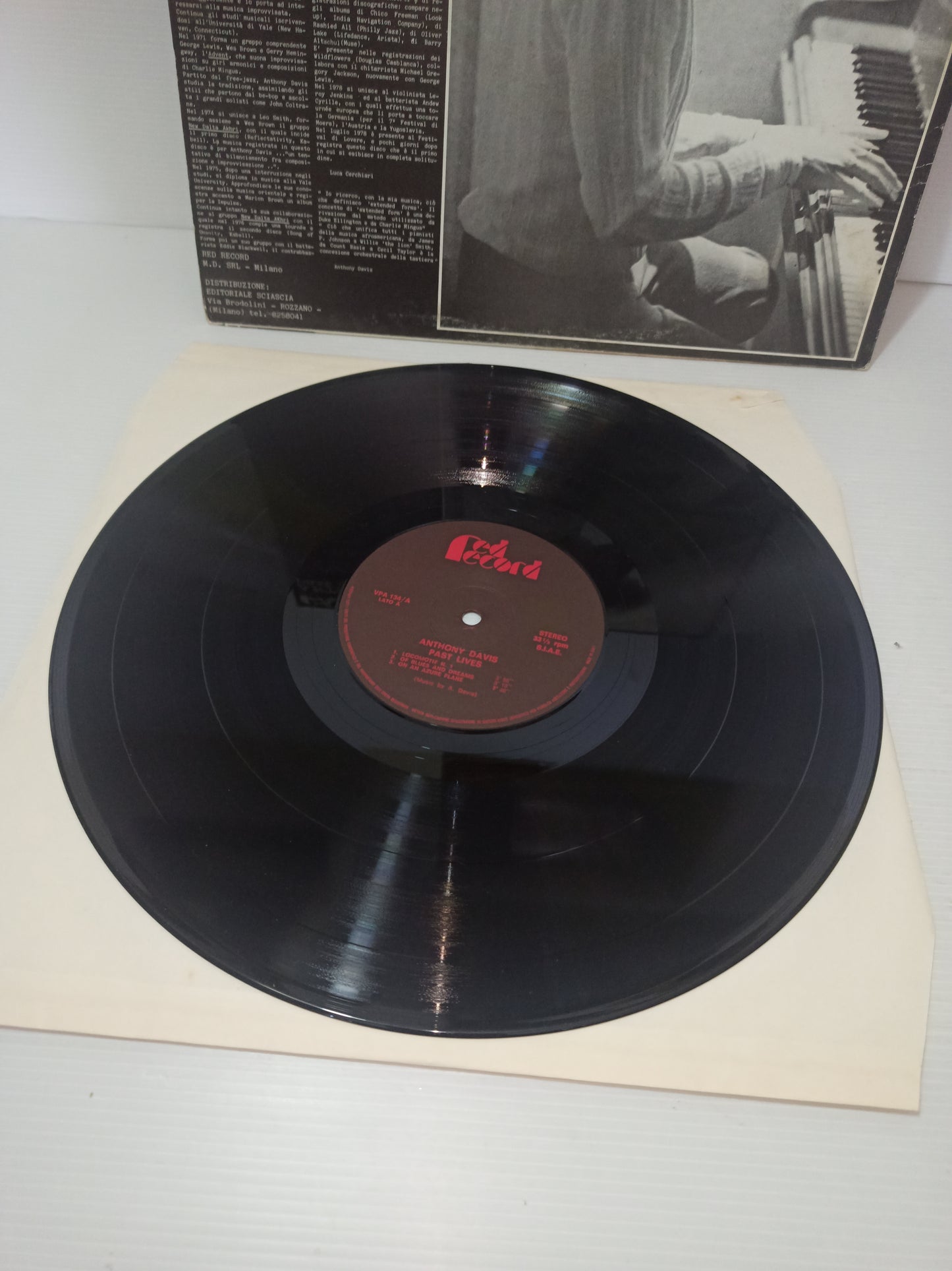 Past Lives Anthony Davis LP 33 Giri
Edito nel 1978 da  Red Record Cod.VPA 134
Genere:Jazz
