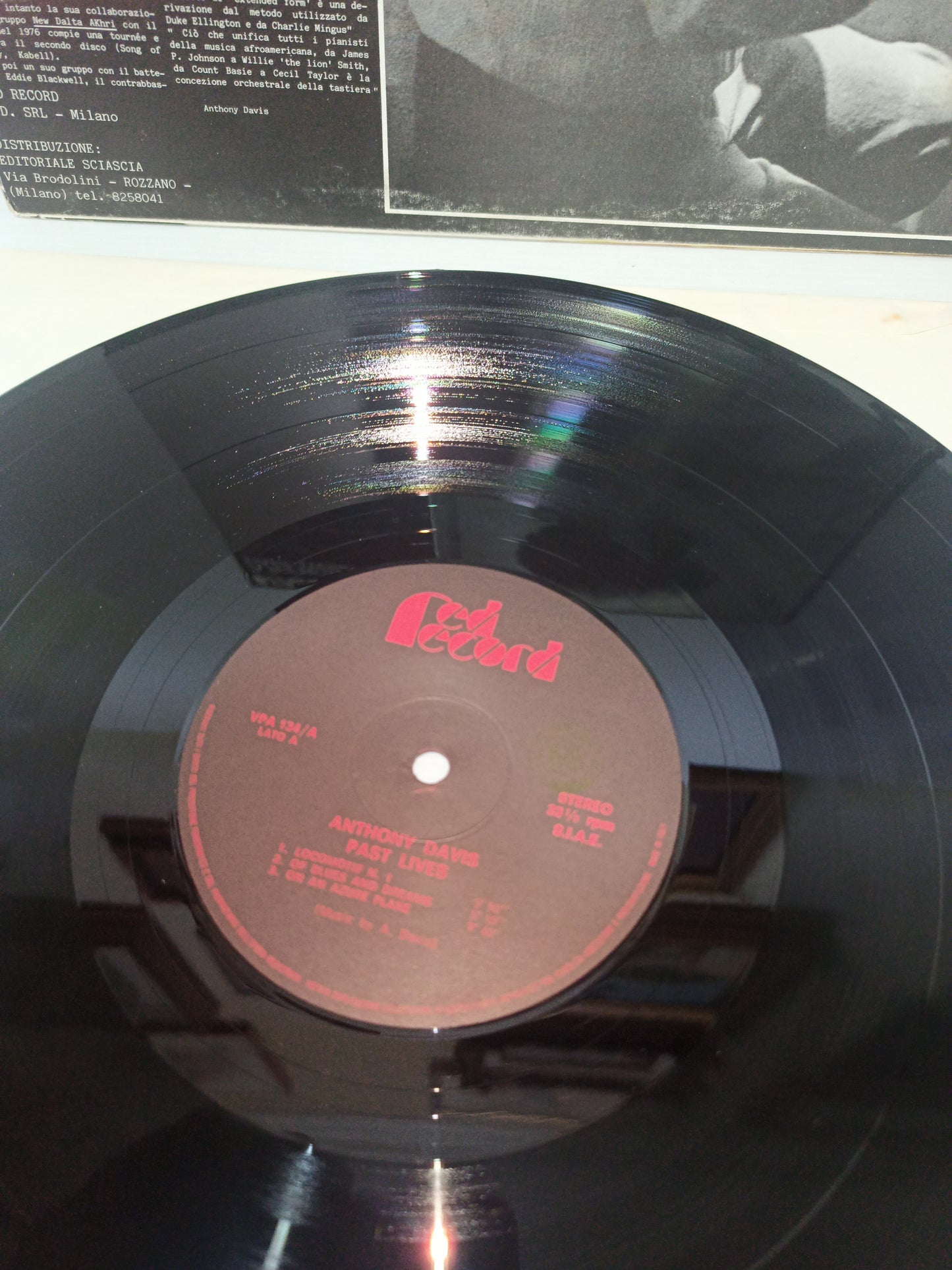 Past Lives Anthony Davis LP 33 Giri
Edito nel 1978 da  Red Record Cod.VPA 134
Genere:Jazz