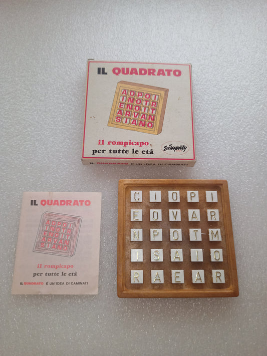 Il Quadrato Rompicapo Simpaty Giochi
Anni 80