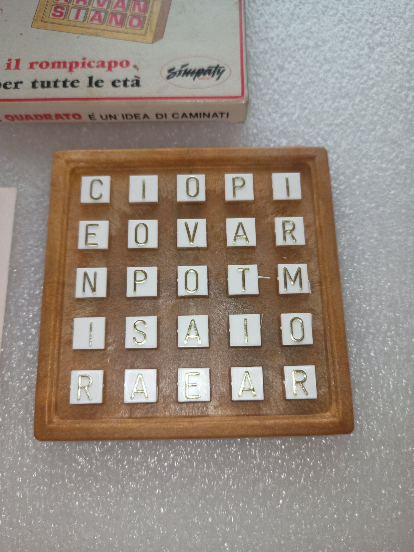 Il Quadrato Rompicapo Simpaty Giochi
Anni 80