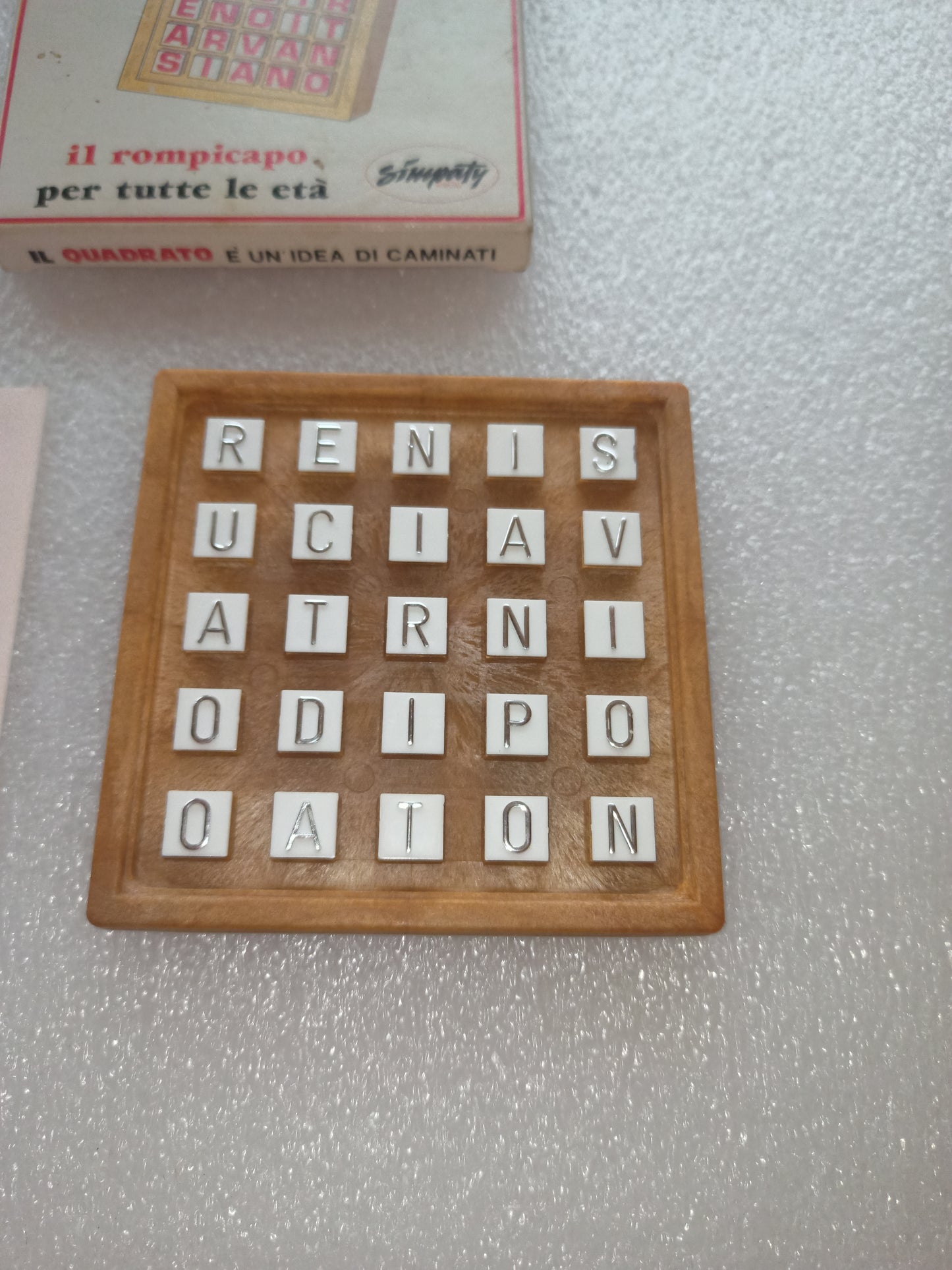 Il Quadrato Rompicapo Simpaty Giochi
Anni 80