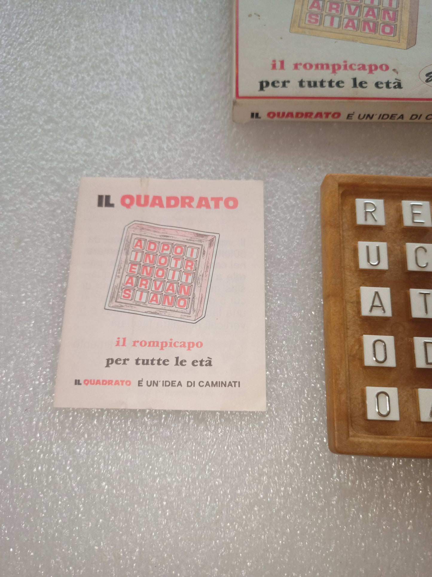 Il Quadrato Rompicapo Simpaty Giochi
Anni 80