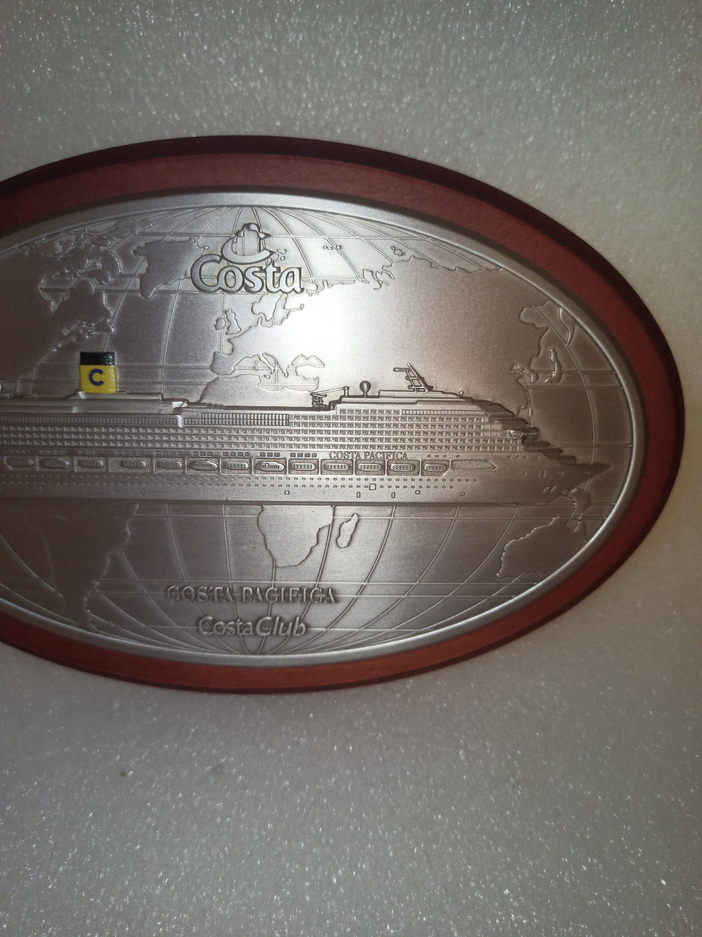 Targa Costa Pacifica Costa Club In Metallo e Legno
Made in Italy