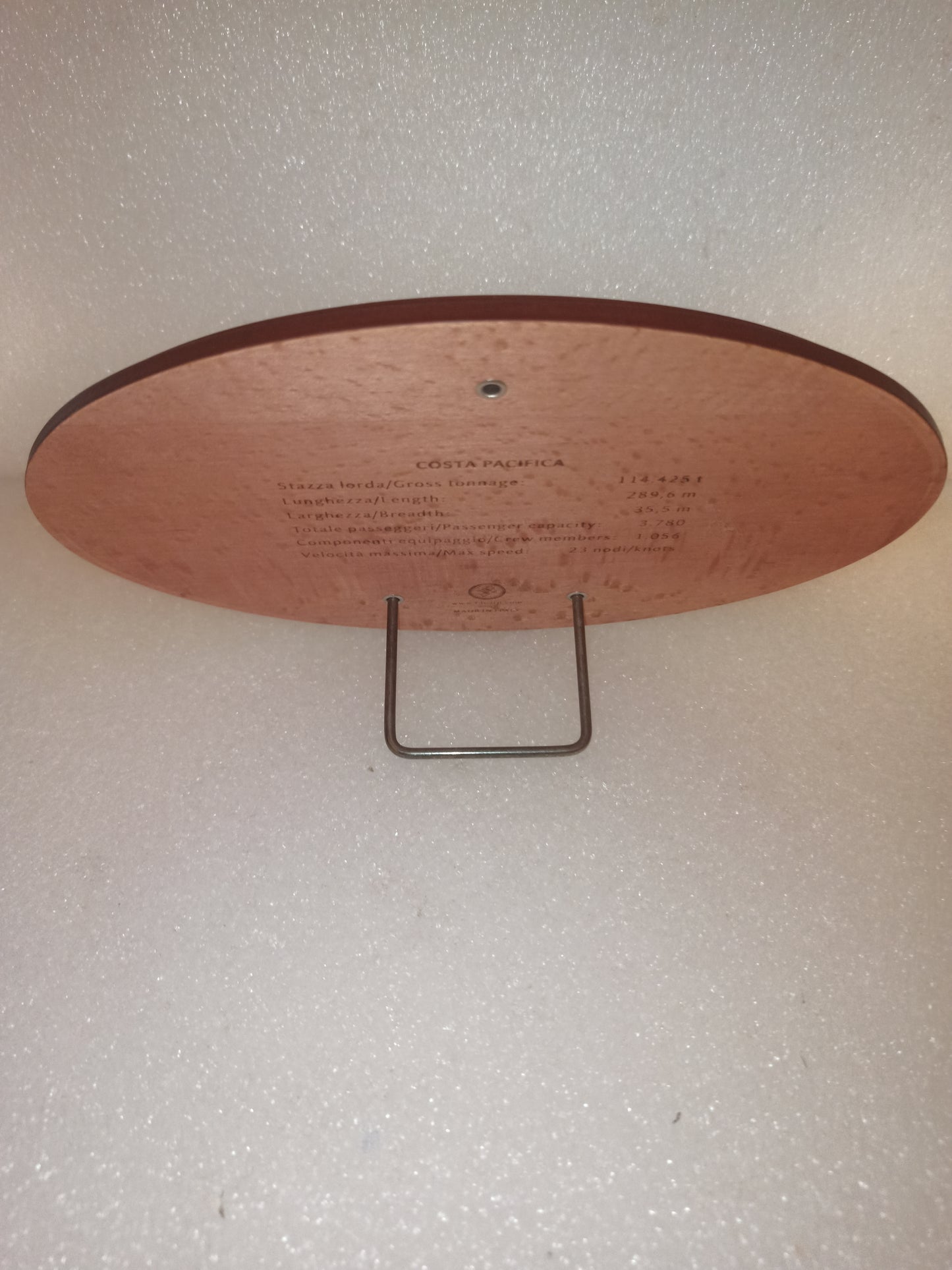 Targa Costa Pacifica Costa Club In Metallo e Legno
Made in Italy