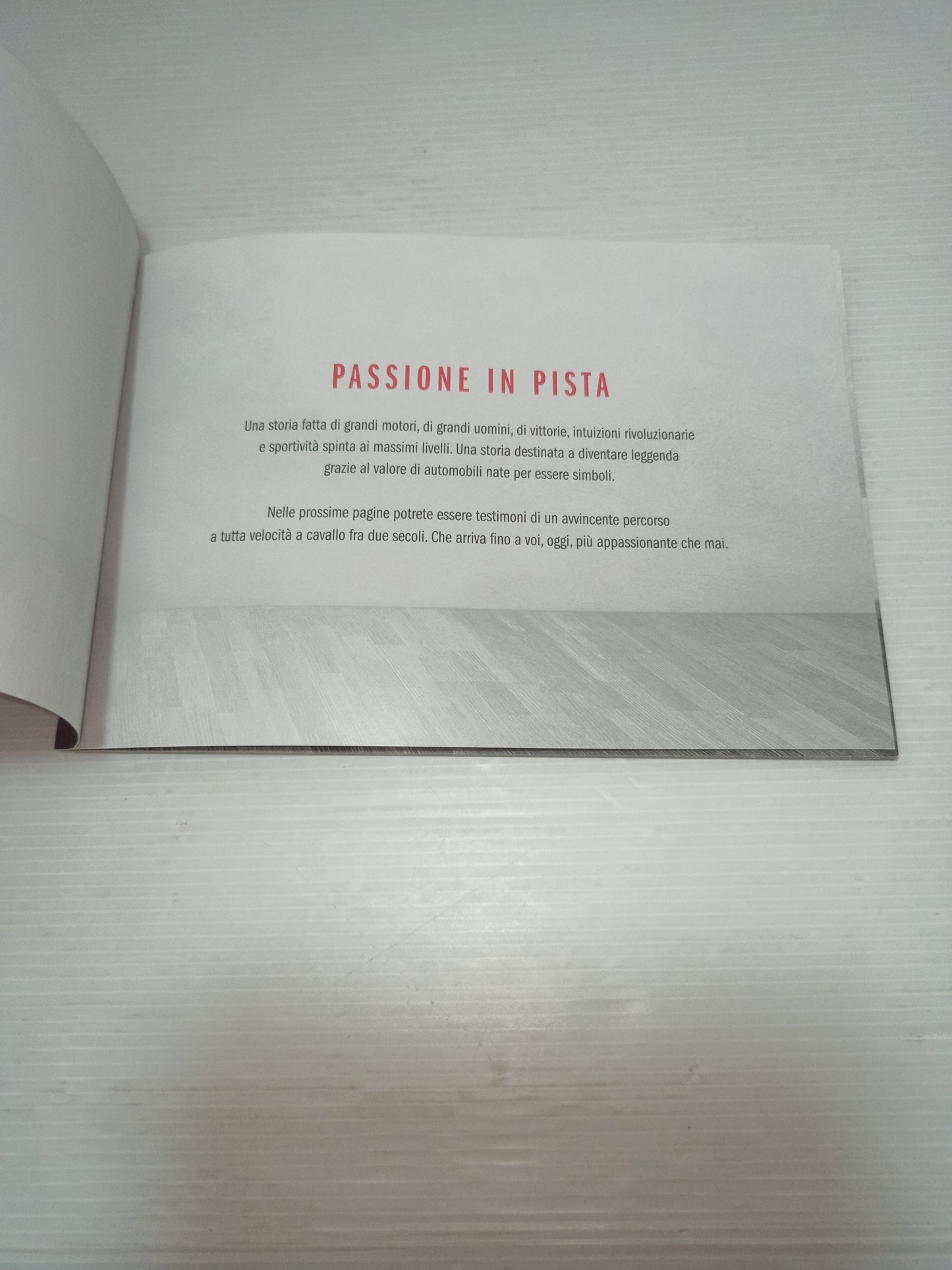 Alfa Romeo libretto pubblicitario Passione Corse