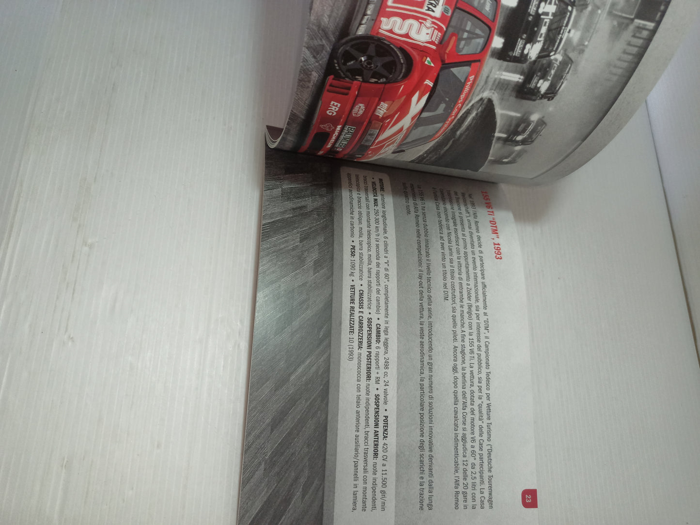 Alfa Romeo libretto pubblicitario Passione Corse