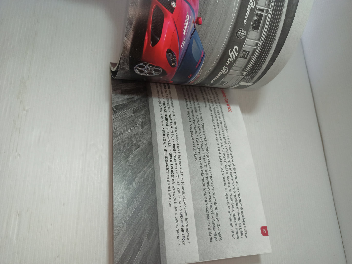 Alfa Romeo libretto pubblicitario Passione Corse