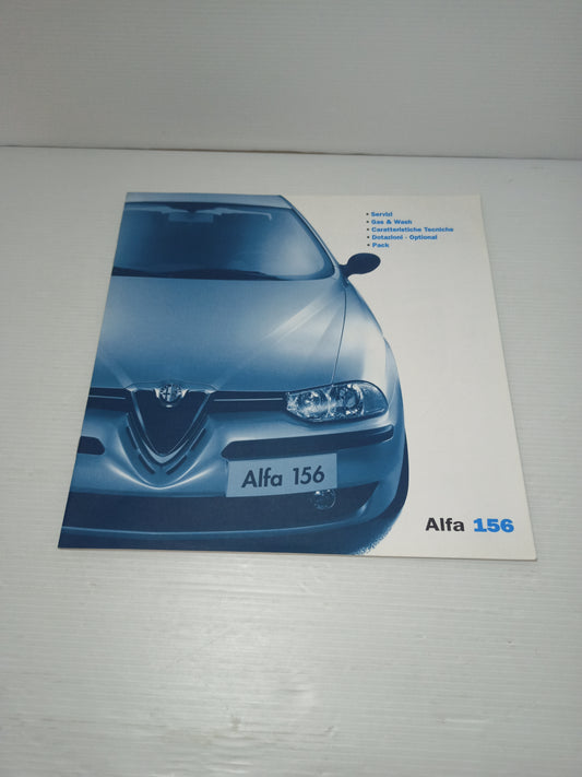 Alfa Romeo 156 Depliant Pubblicitario