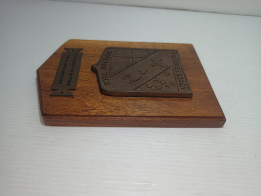 Targa I° Regione Aerea Reparto Volo
In Legno e Bronzo vintage