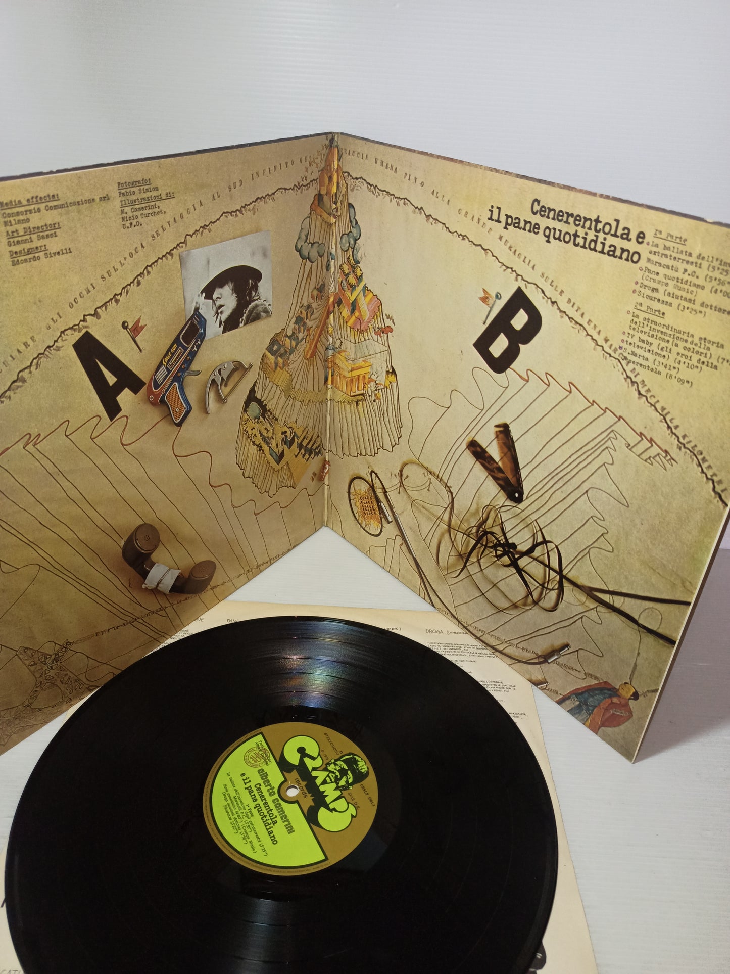 Cenerentola E Il Pane Quotidiano Alberto Camerini LP 33 giri