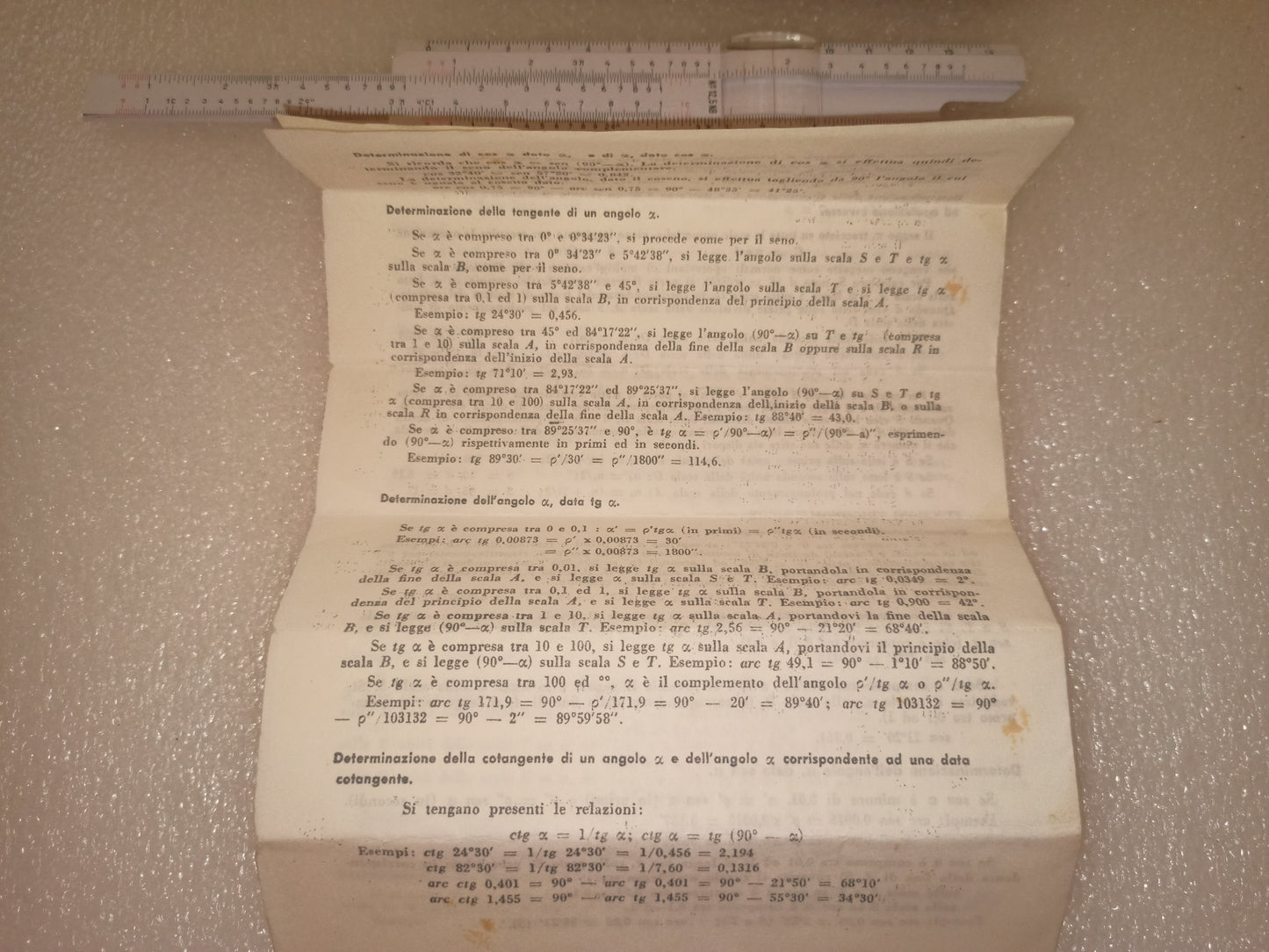 Regolo Calcolatore Marcantoni Anni 60
In plastica