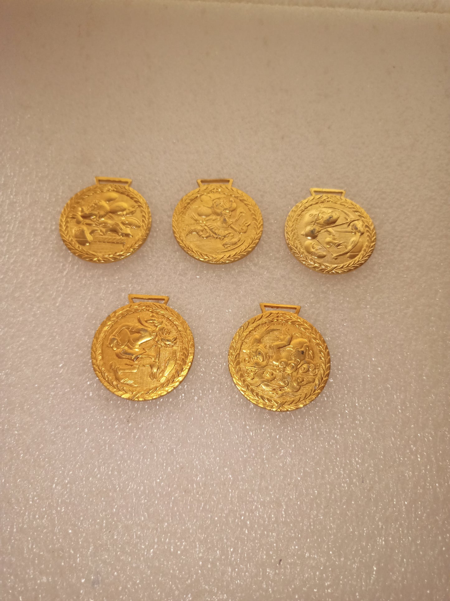 5 Medaglie Topolino Operazione Olimpiadi Monaco 1972