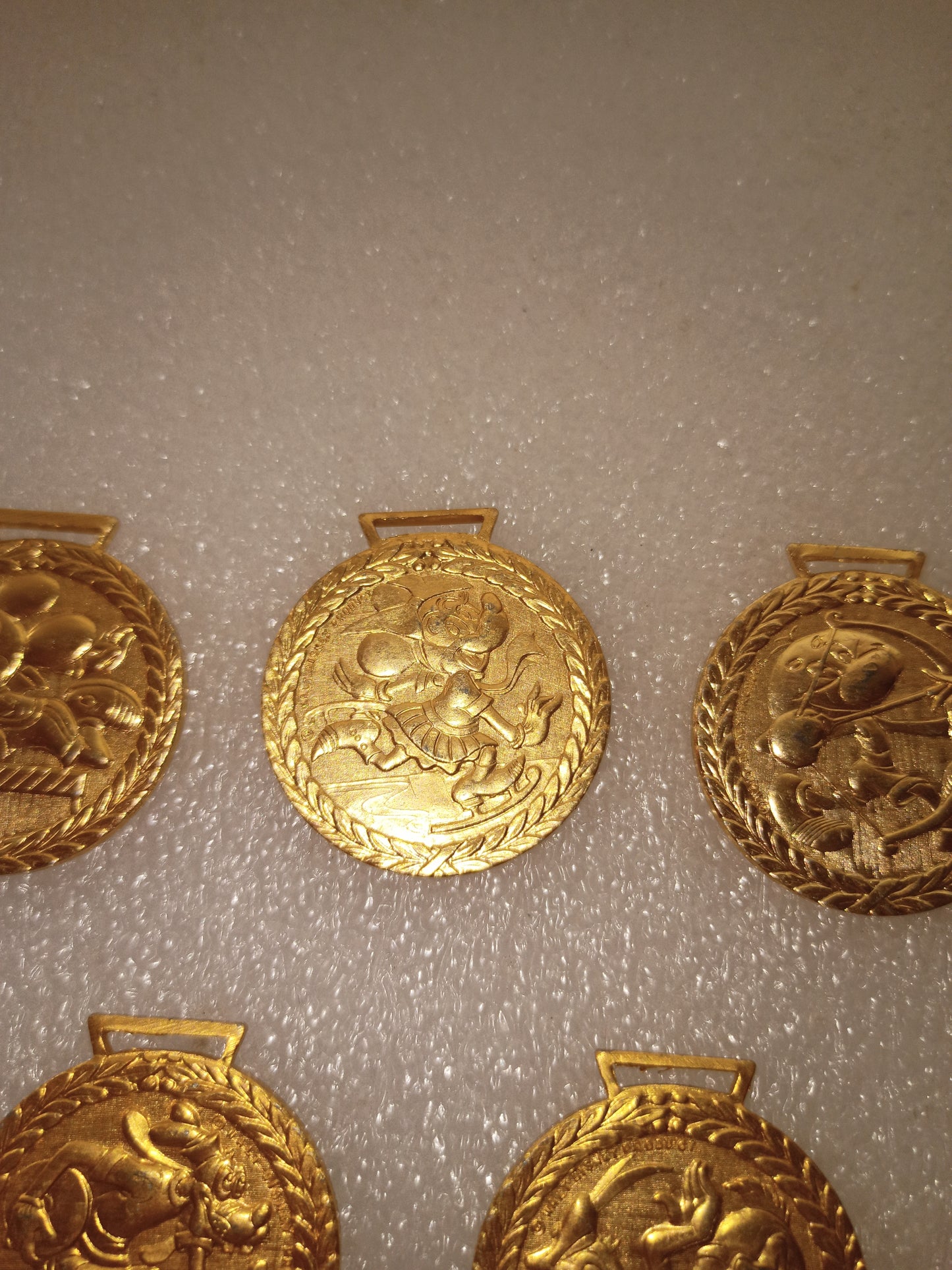 5 Medaglie Topolino Operazione Olimpiadi Monaco 1972