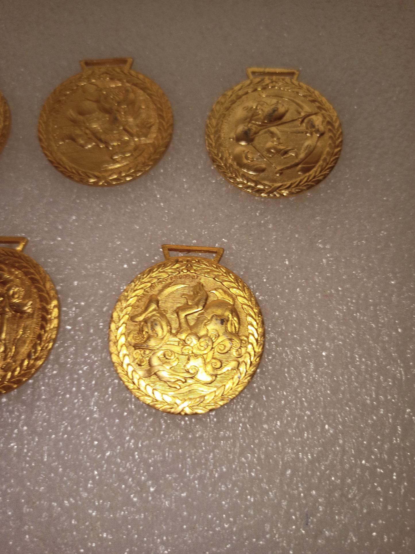 5 Medaglie Topolino Operazione Olimpiadi Monaco 1972