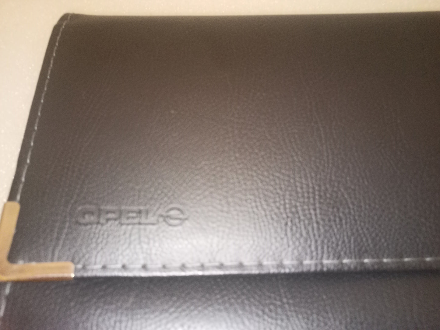 Porta Libretto/Documenti Opel In Finta Pelle Vintage