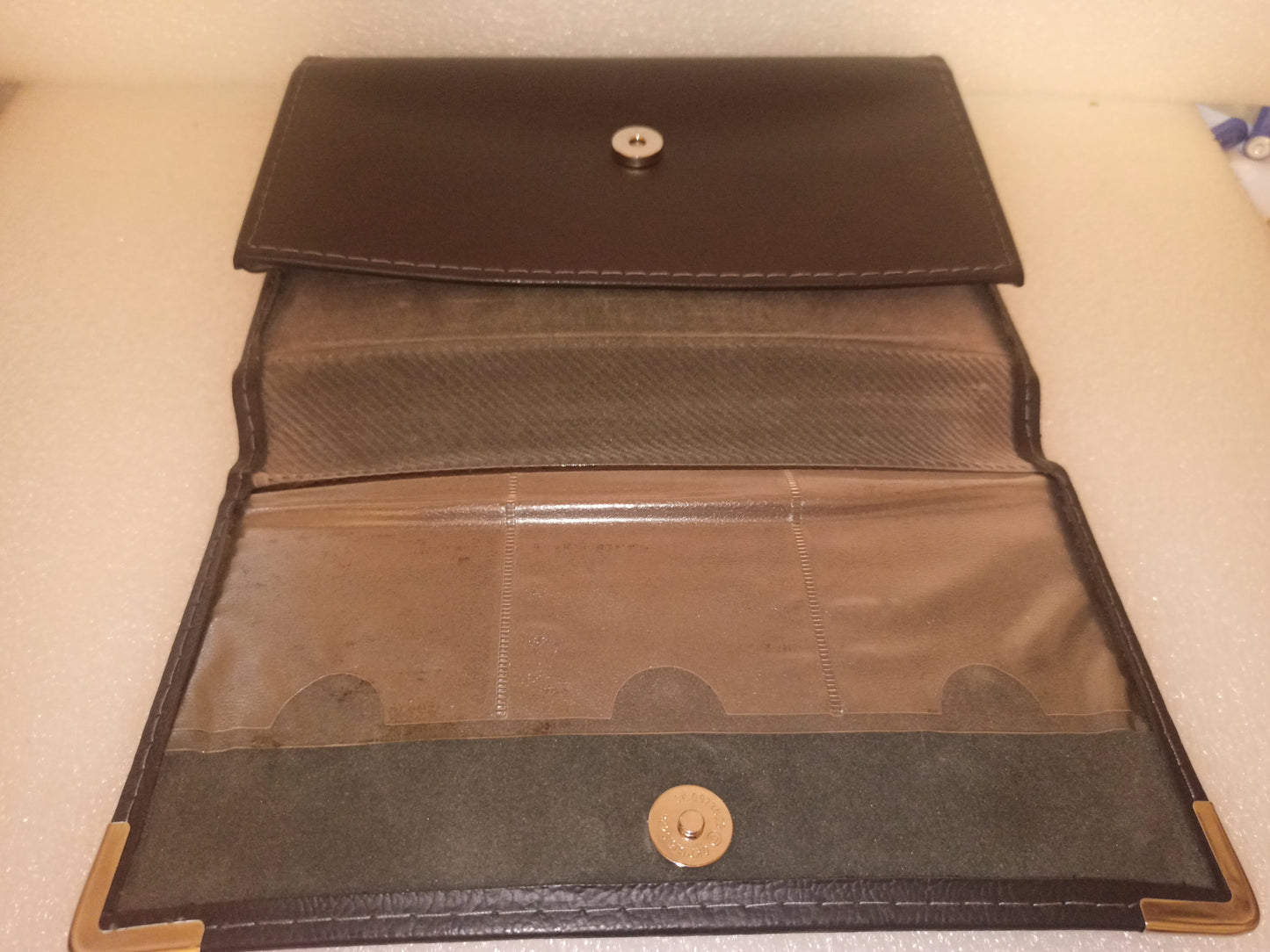 Porta Libretto/Documenti Opel In Finta Pelle Vintage