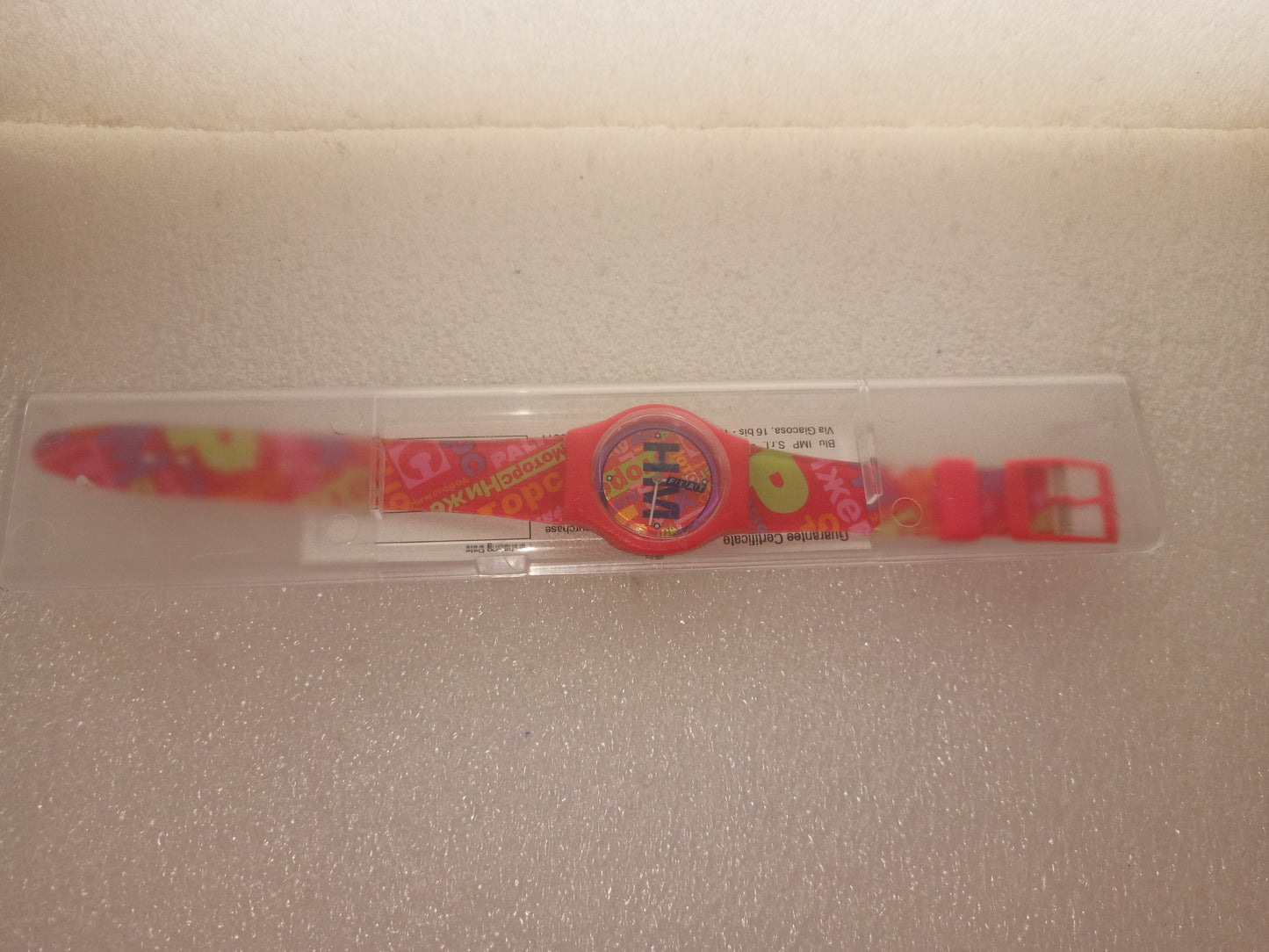 Orologio Pubblicitario Fiat Vintage.Nuovo non testato