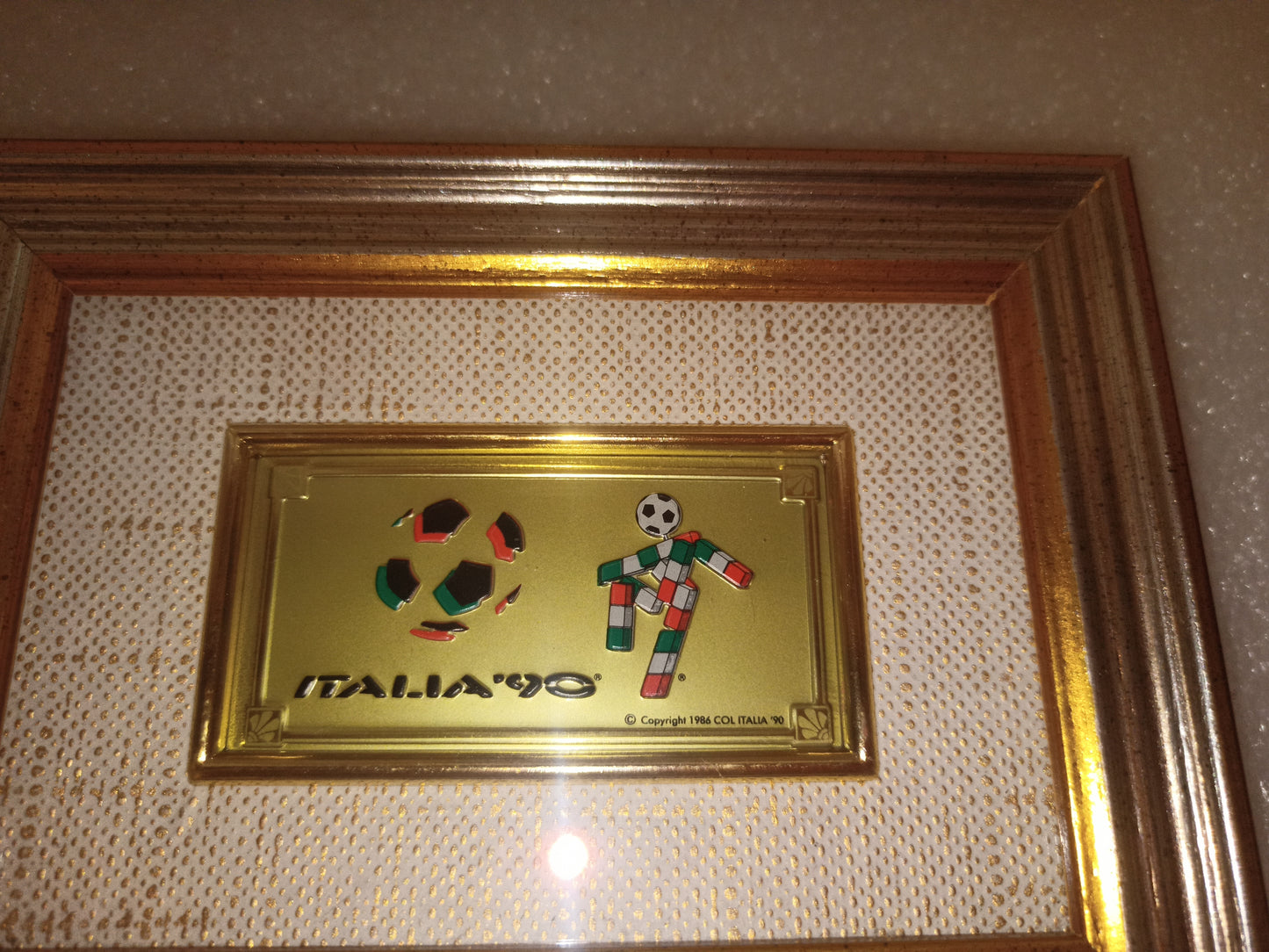 Quadretto Ciao Mondiali Italia 90
Con Scatola