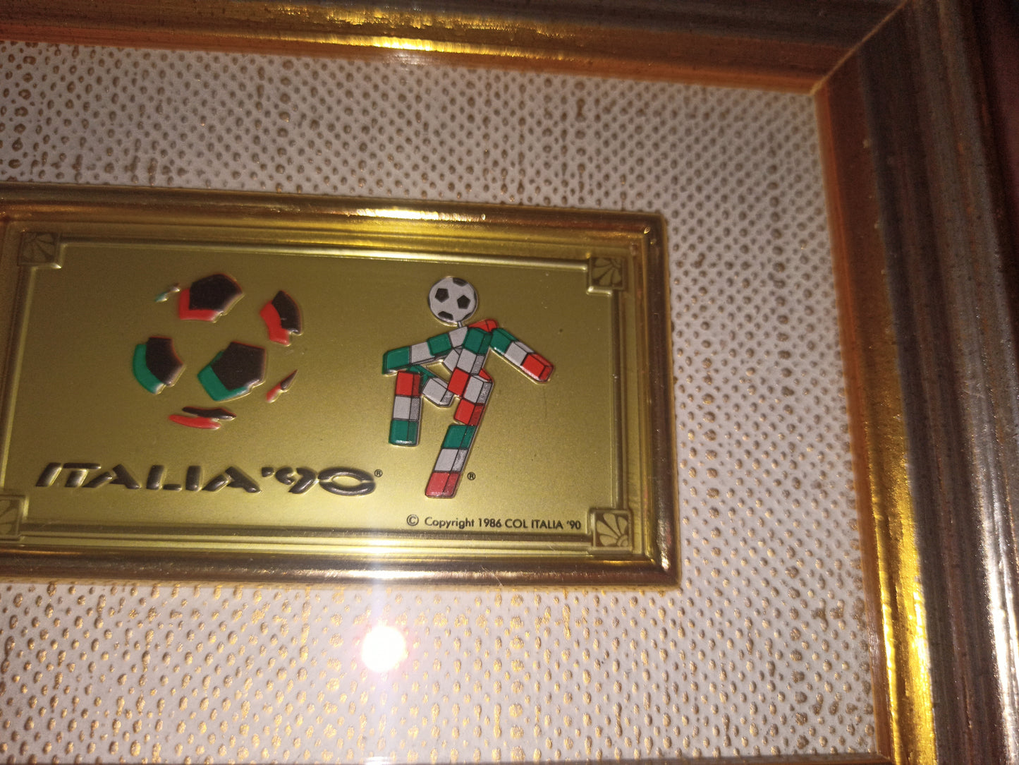 Quadretto Ciao Mondiali Italia 90
Con Scatola