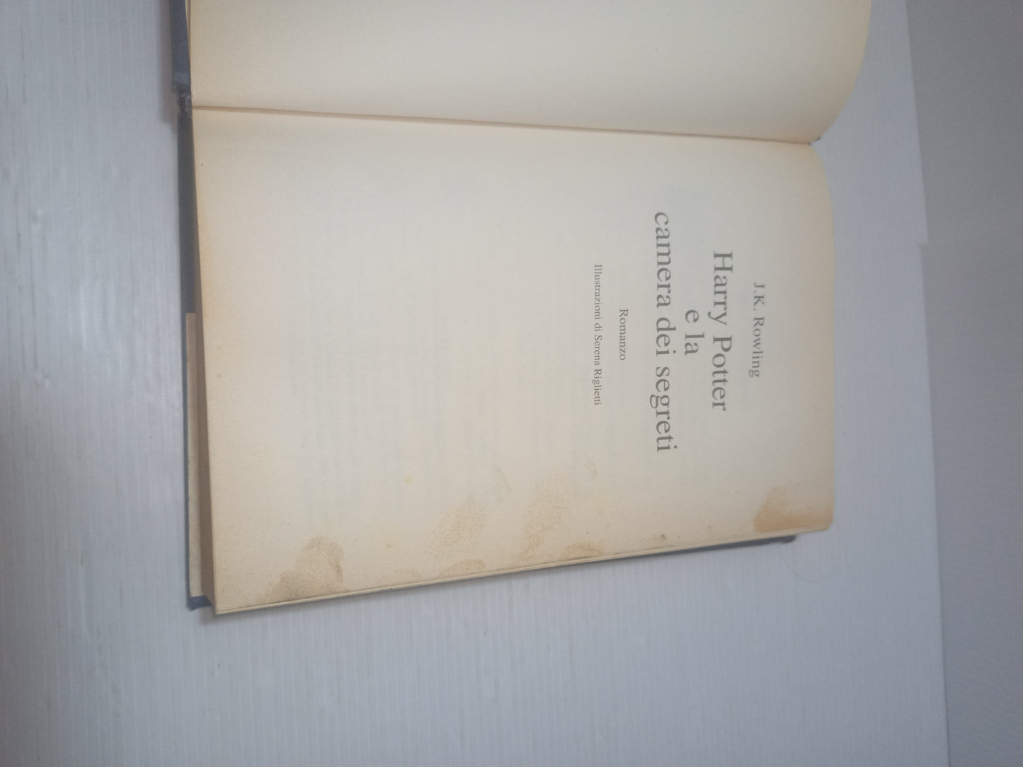 Harry Potter E La Camera Dei Segreti Rowling Ediz.Mondolibri Maggio 2002.