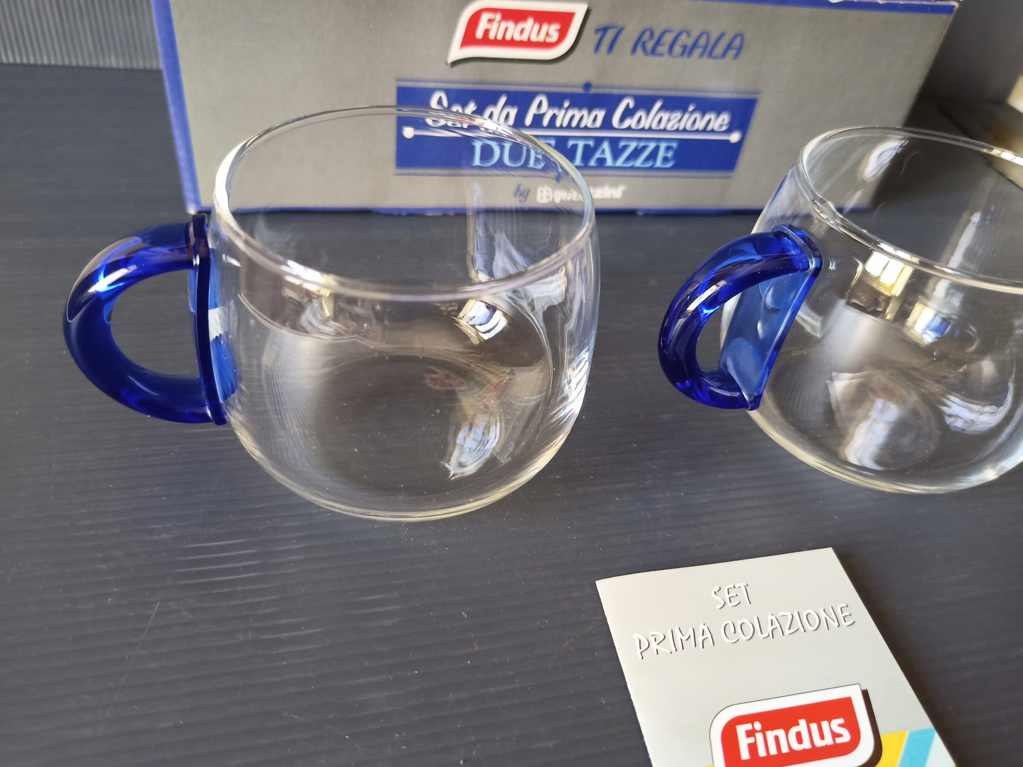 Tazze Guzzini gadget Findus, originali anni 90