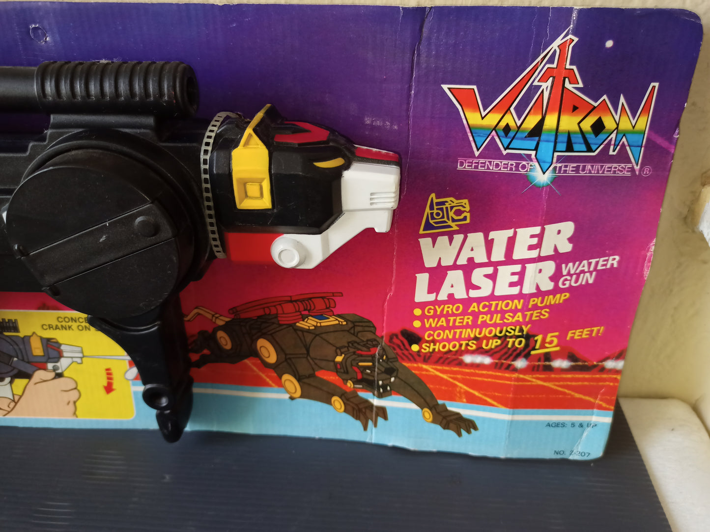 Water Laser Water Gun Voltron, Litardi original 1984