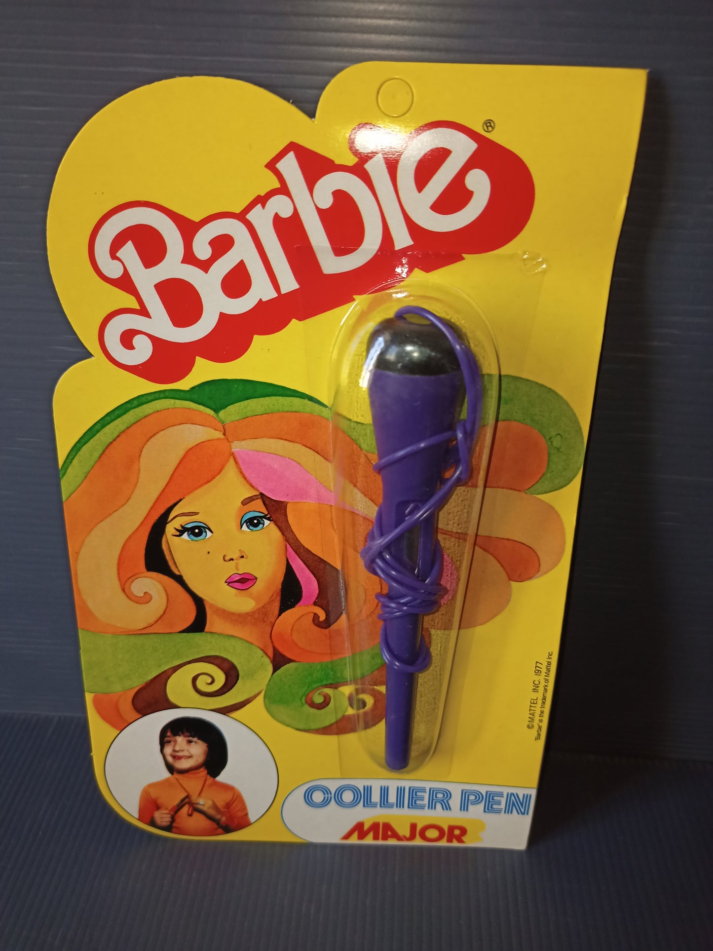 Barbie Collier Pen Major pen, original Mattel 1977