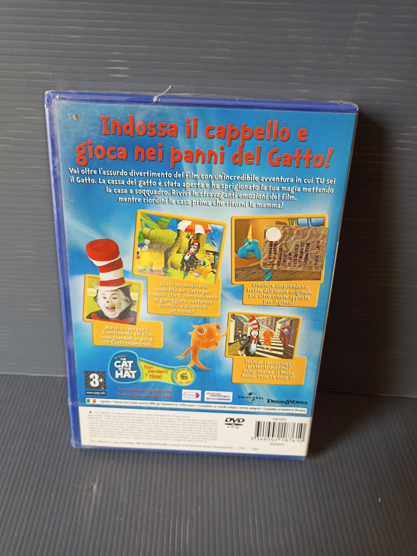 Il Gatto Ps2 video game in Italian, sealed