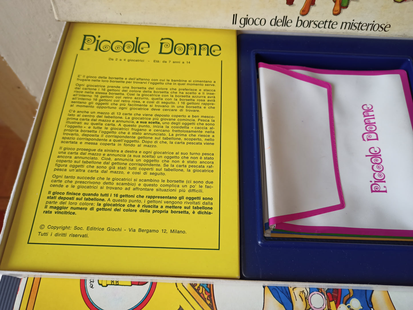 Gioco Piccole Donne, EG originale anni 80