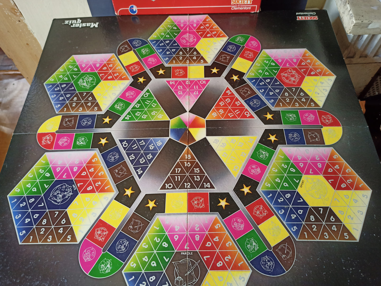 Master Quiz game, original 80s Clementoni