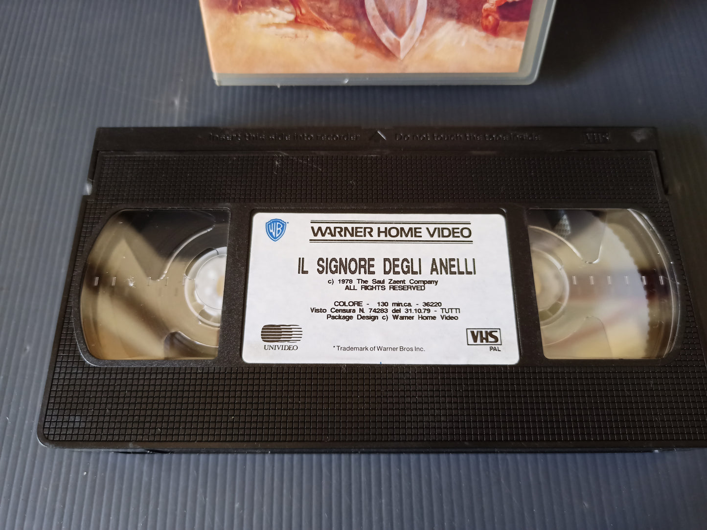 VHS Il Signore Degli Anelli Film Animato Cartone