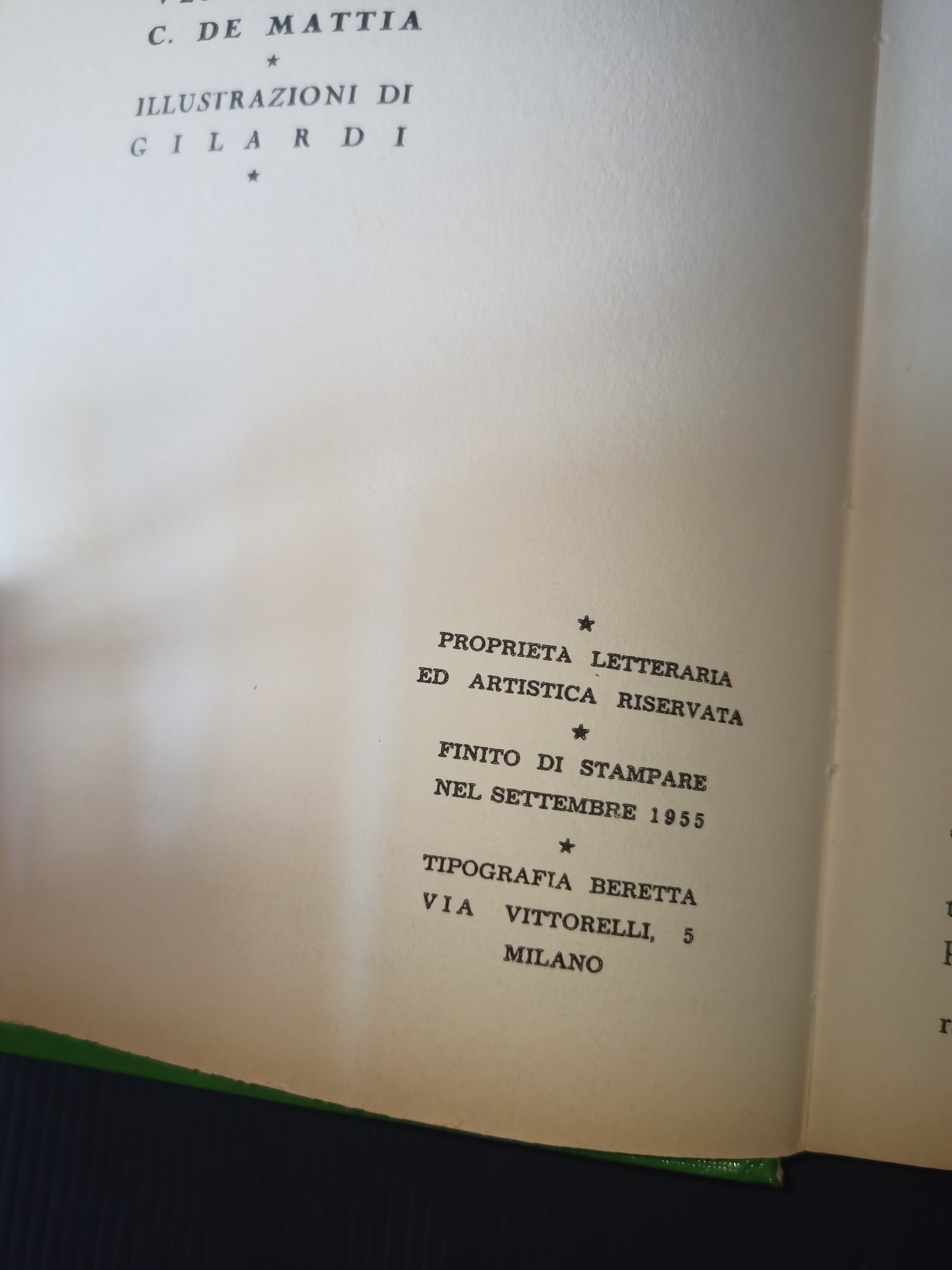 Libro Le Più Belle Favole Di Esopo, Editrice Boschi 1955