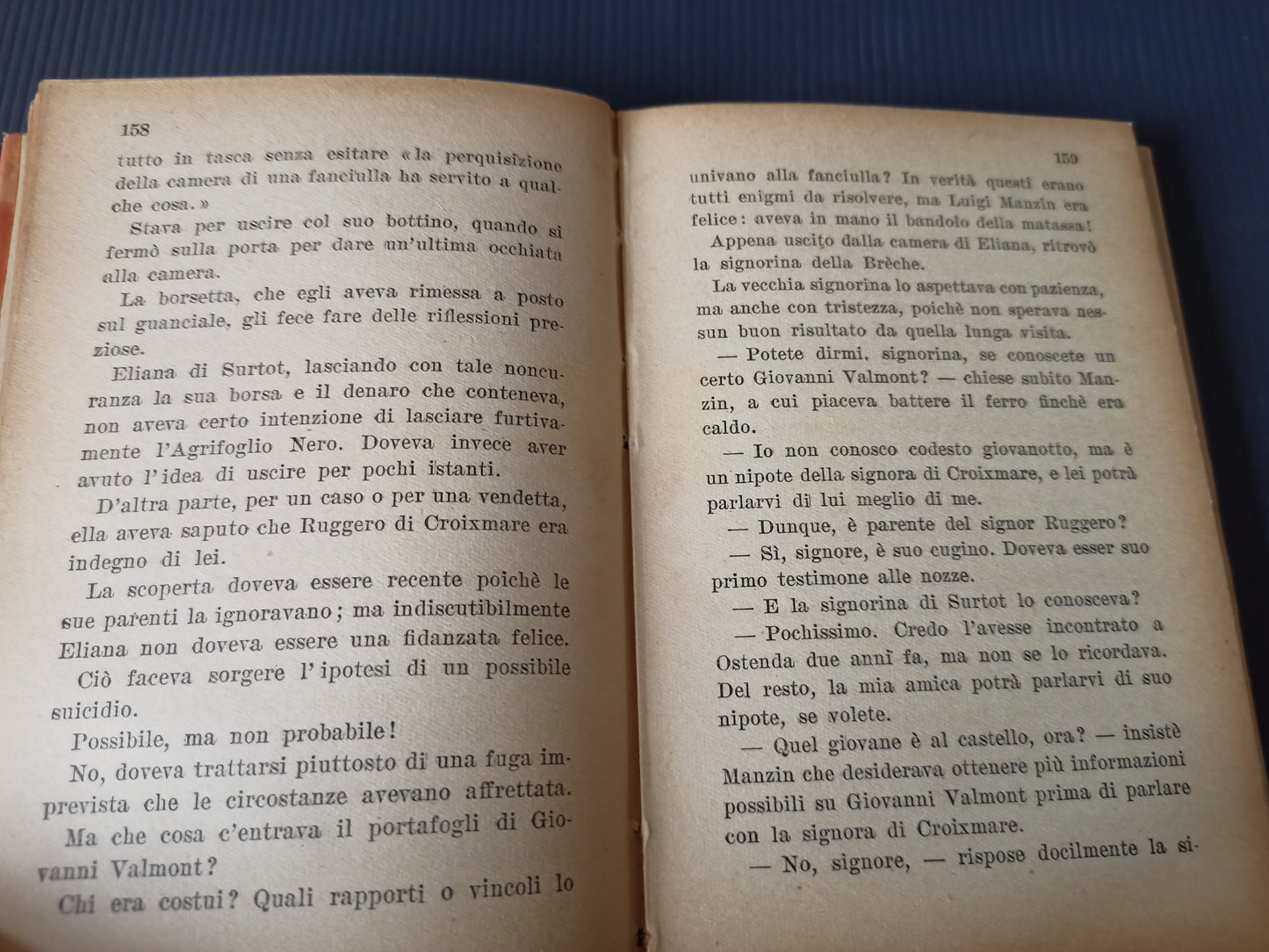 Book Il Vecchio Pozzo, M. Du Veuzit original 1940s-50s