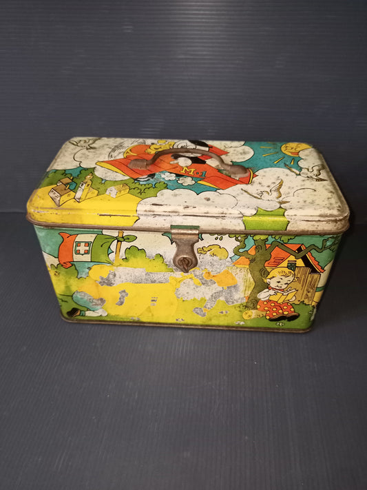 Dado Arrigoni tin lunch box, original 1940s