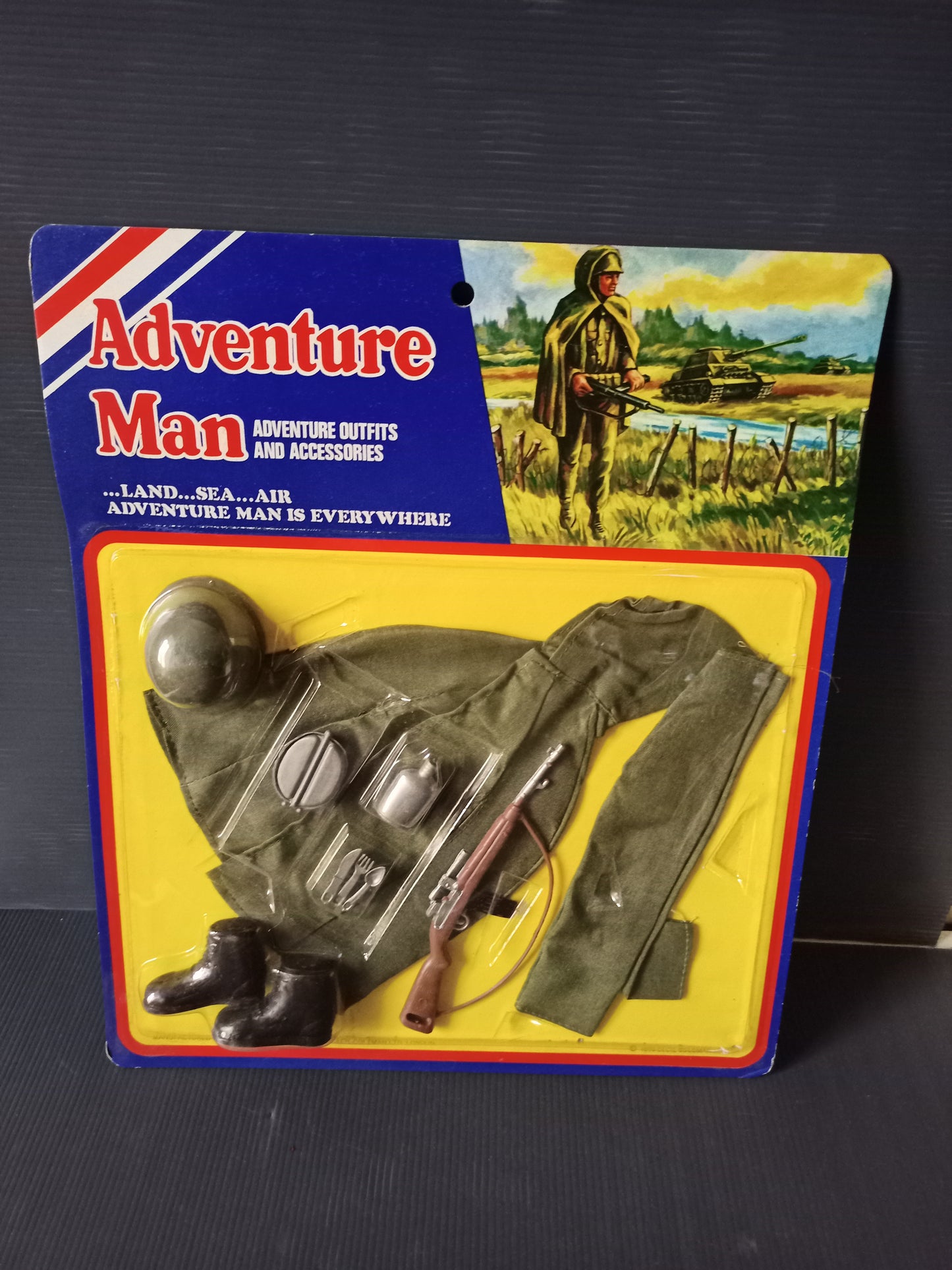 Adventure Man clothes and accessories, original Cecil Coleman from the 70s