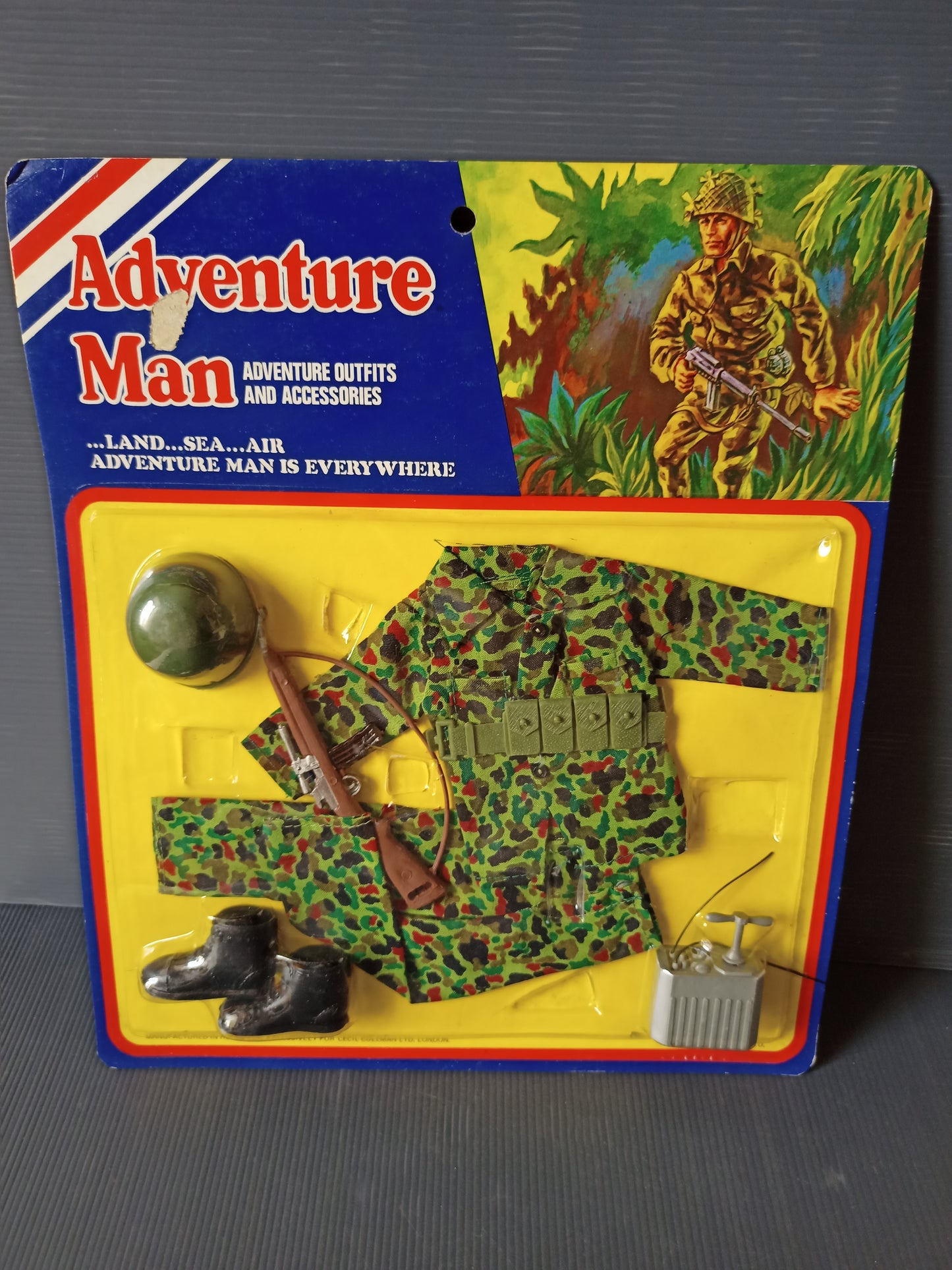 Vestiti e accessori Adventure Man, Cecil Coleman originale anni 70
