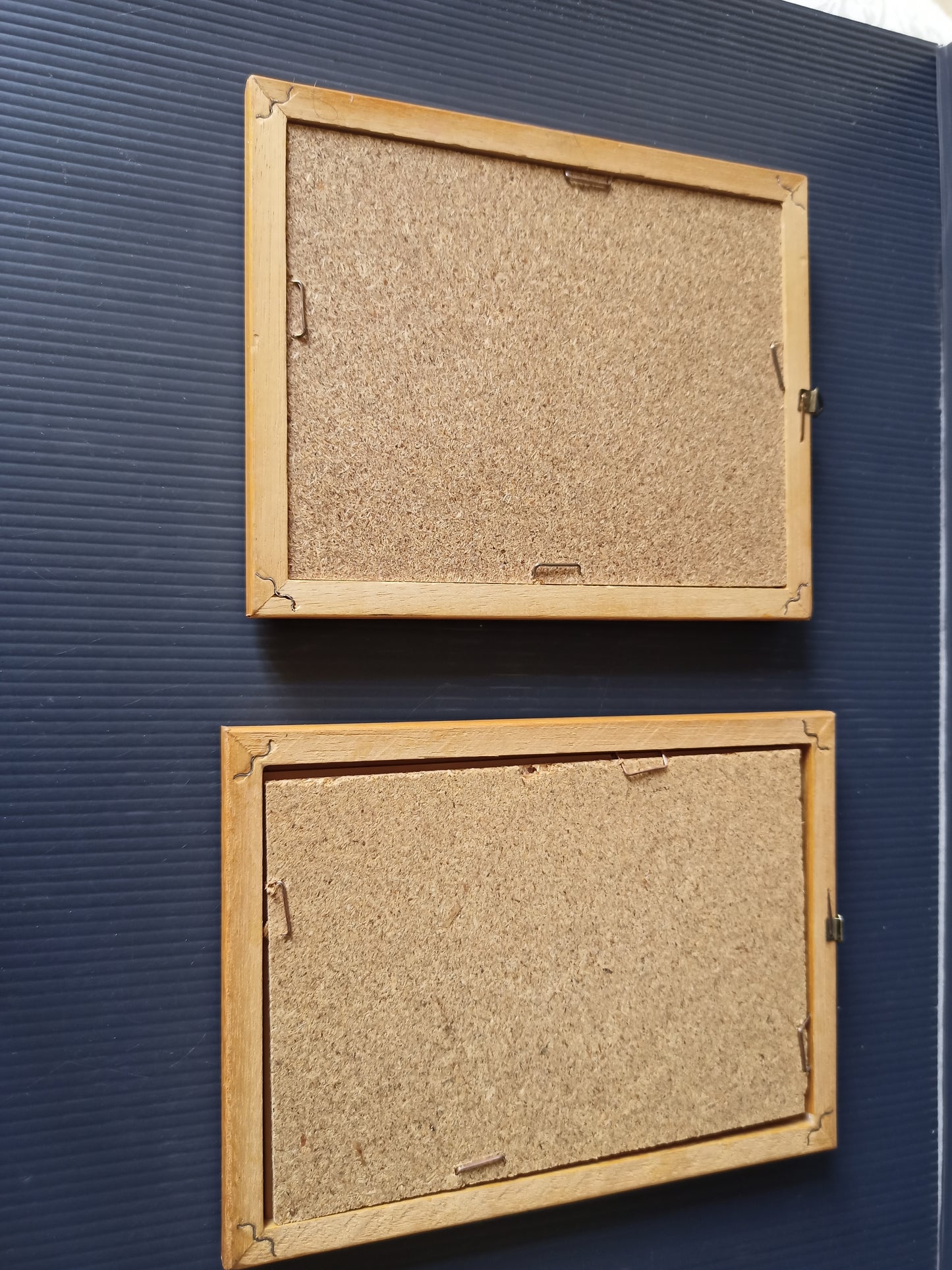 Two 70s mirrors with wooden frame