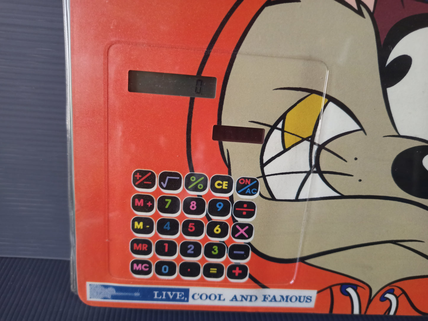 Mouse Pad e calcolatrice Looney Tunes, originale anni 90