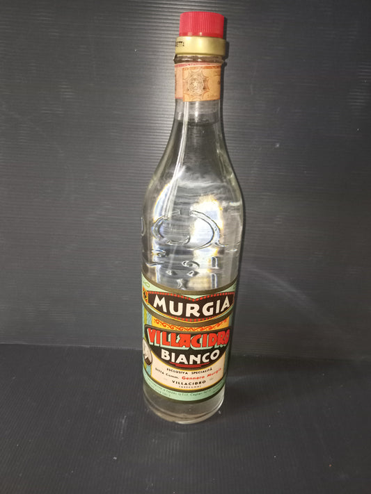 Sardinian liqueur Villacidro Bianco Murgia, original from the 50s and 60s