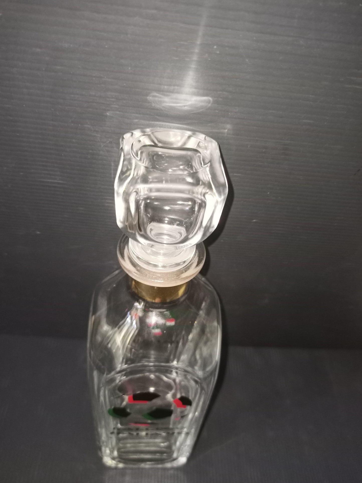 Italia 90 glass liquor bottle